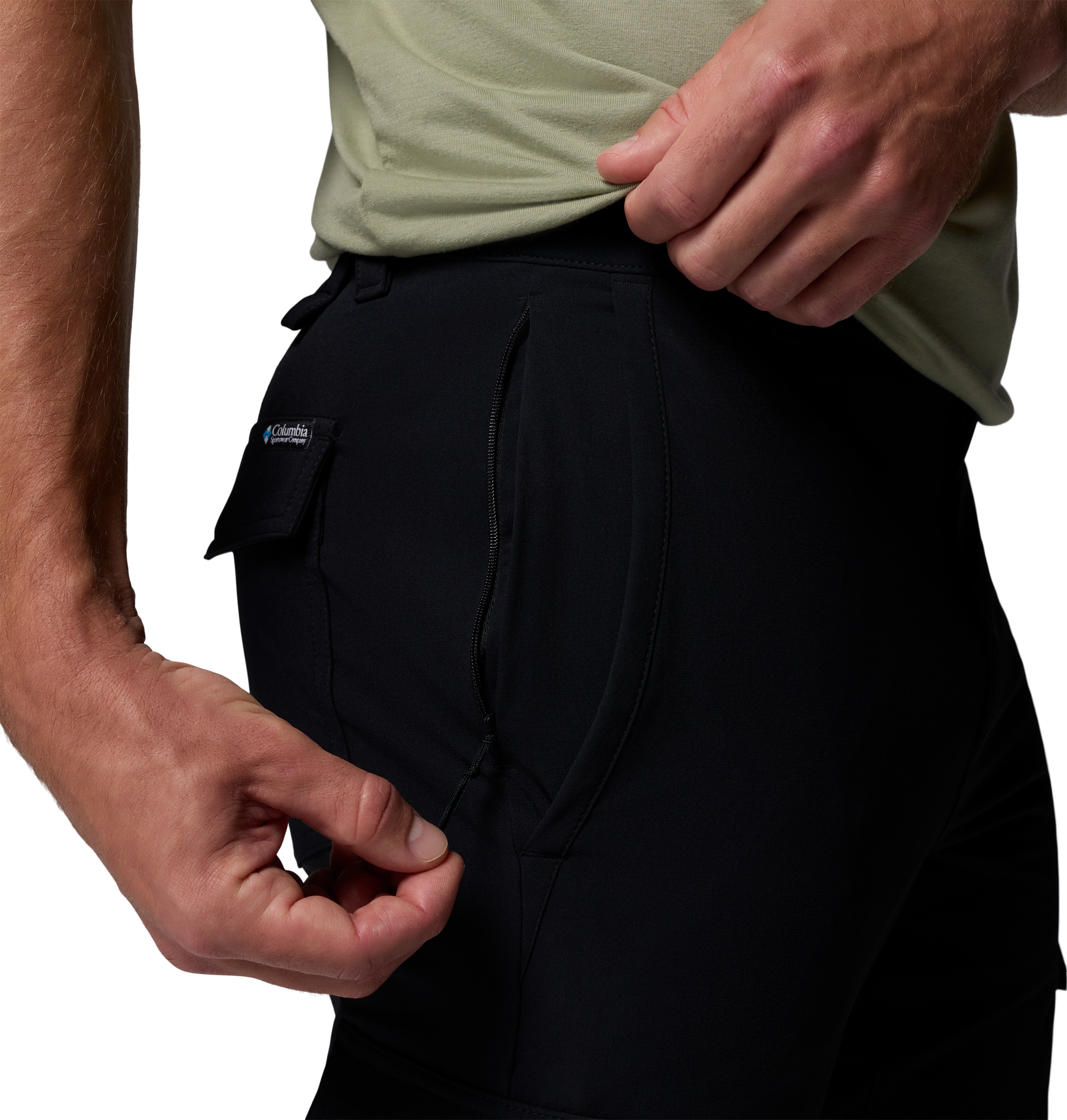 Pantalón de senderismo de hombre ROC™ Tech Cargo Columbia - Negro Negro-6