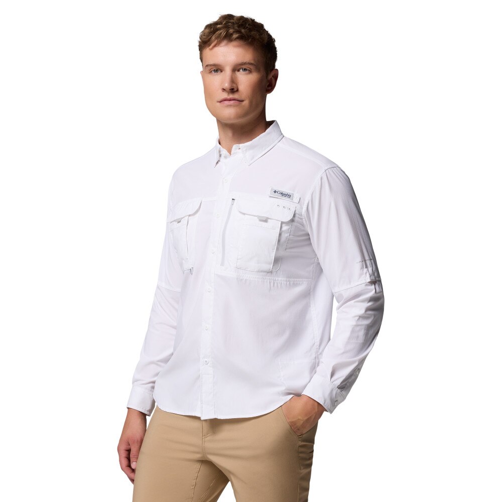 Imagen 3 de Camisa de hombre Bahama™ Elite Columbia - Blanco Blanco