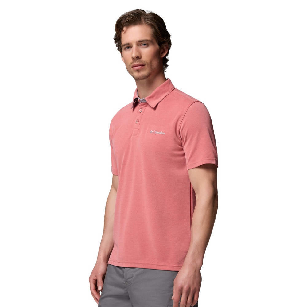 Polo de hombre Nelson Point™ Columbia - Rojo Rojo-3