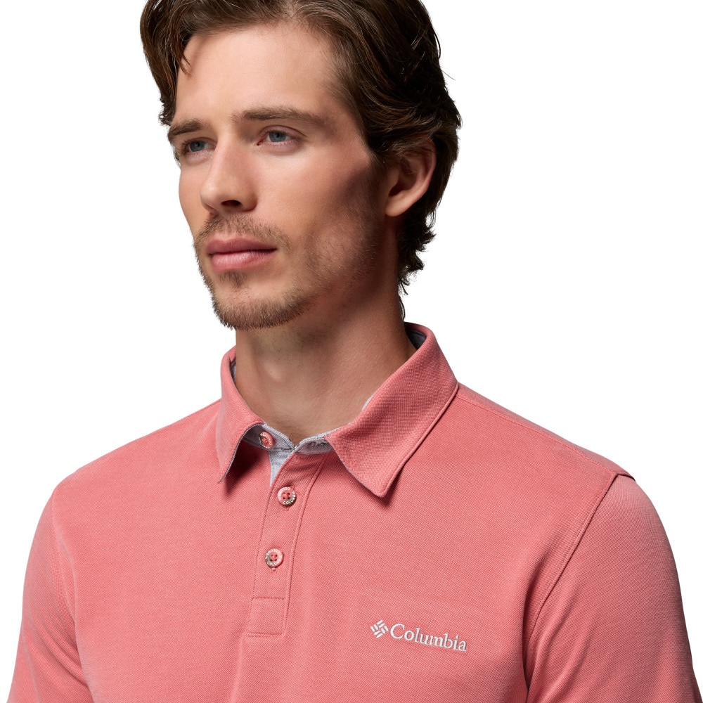 Polo de hombre Nelson Point™ Columbia - Rojo Rojo-4