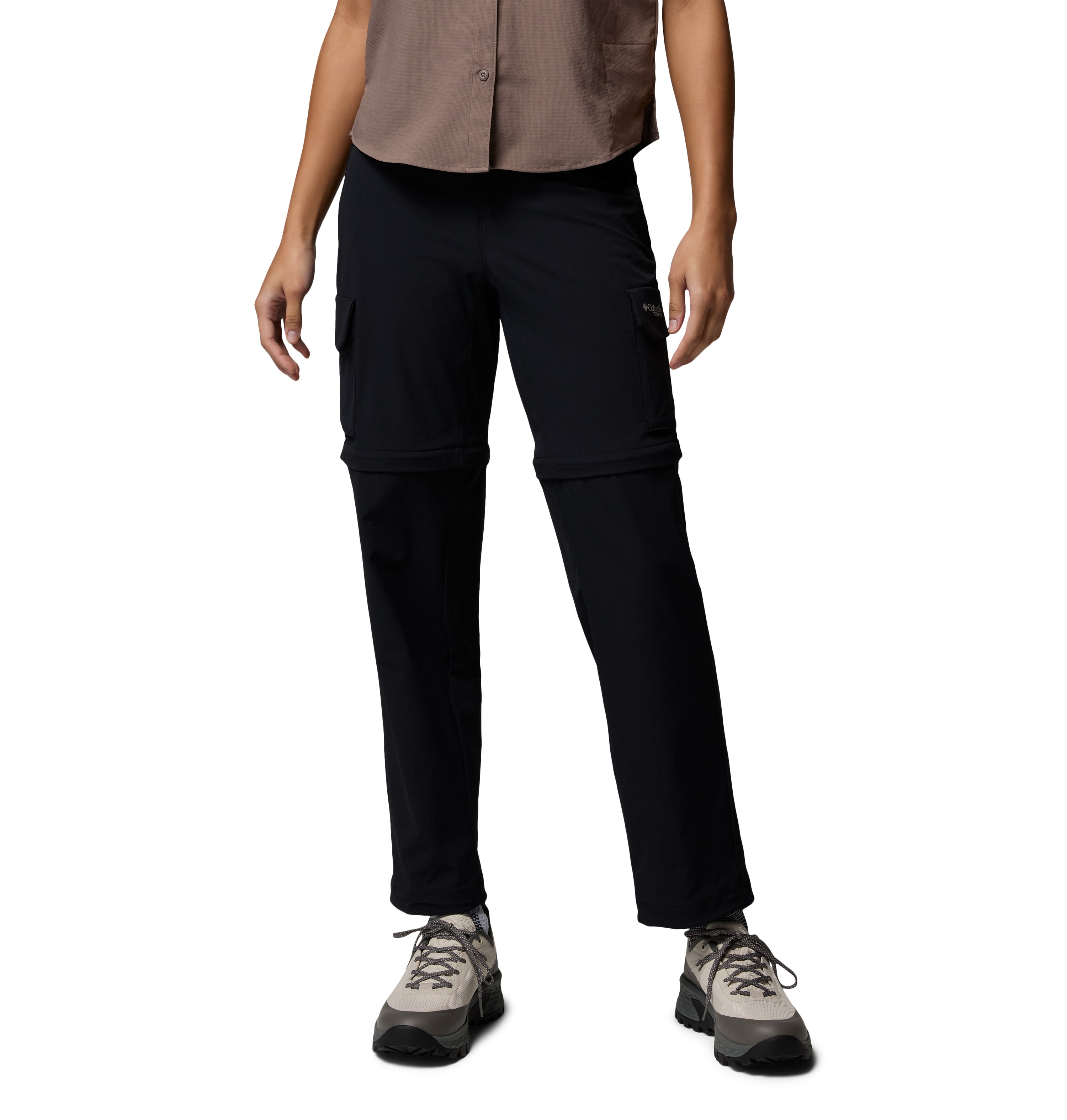 Imagen 0 de Pantalón convertible de senderismo de mujer Silver Ridge™ Elite Columbia Negro
