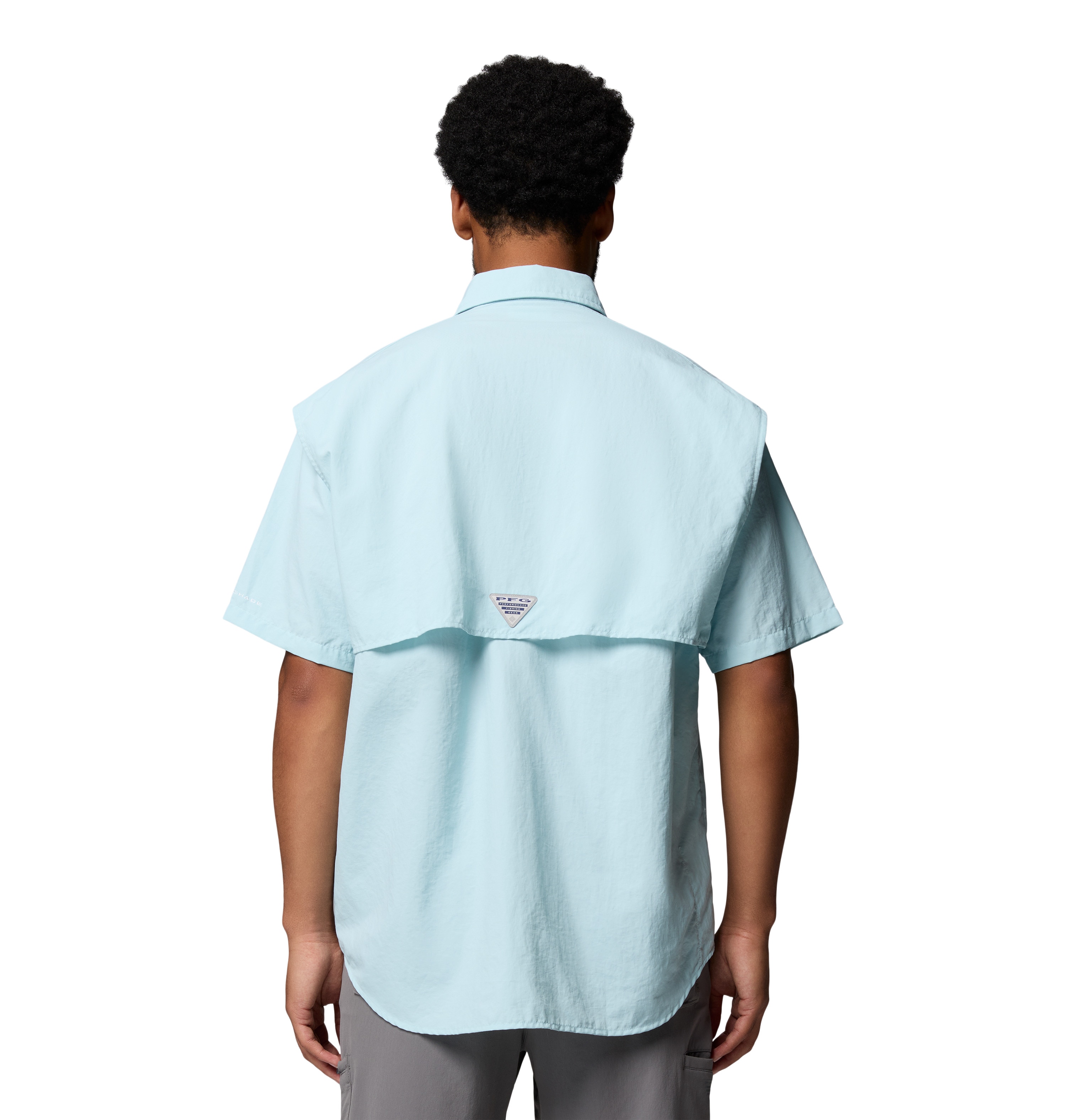 Camisa manga corta de hombre Bahama™ II Columbia - Azul claro Azul claro-2