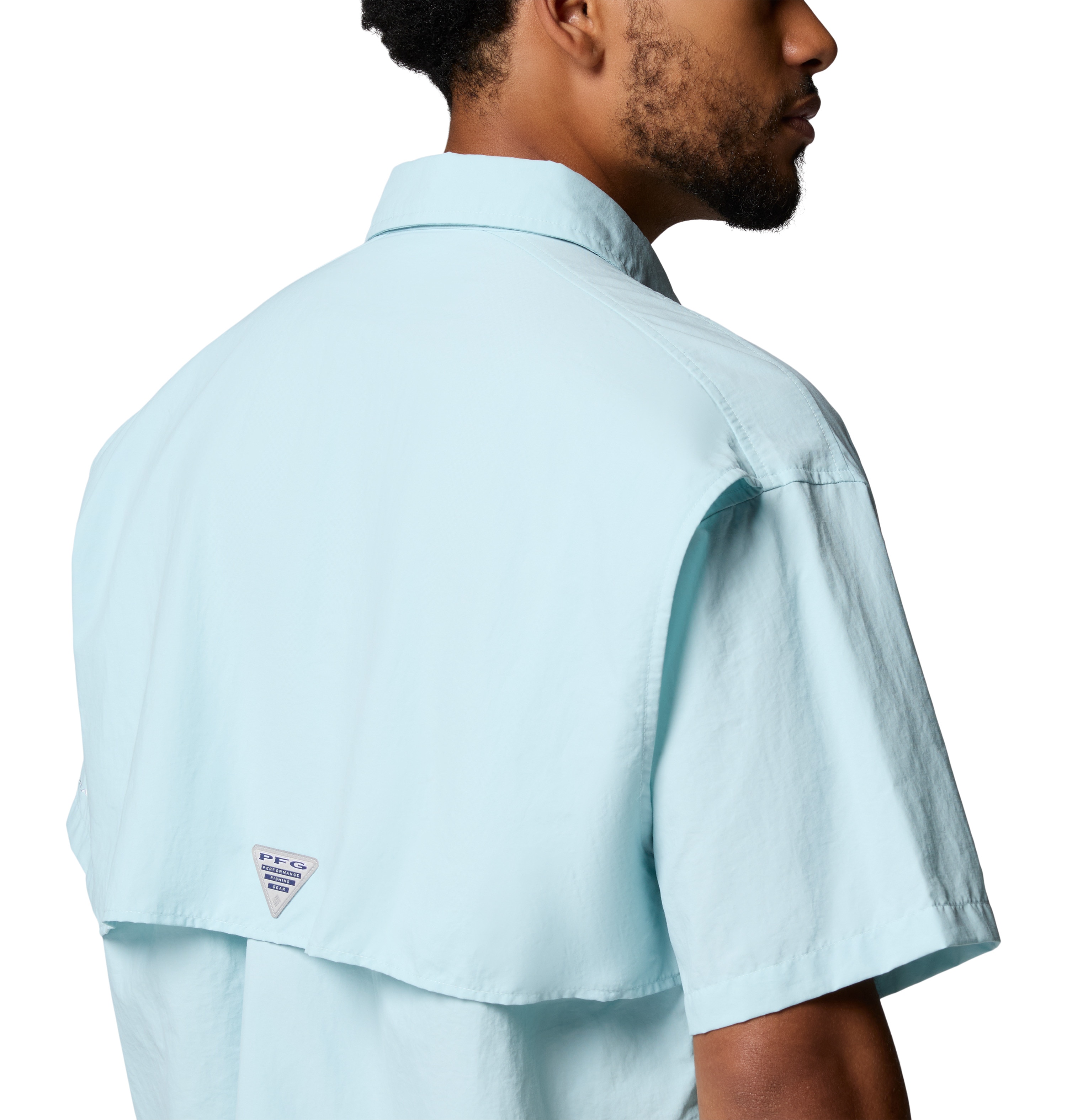 Camisa manga corta de hombre Bahama™ II Columbia - Azul claro Azul claro-5