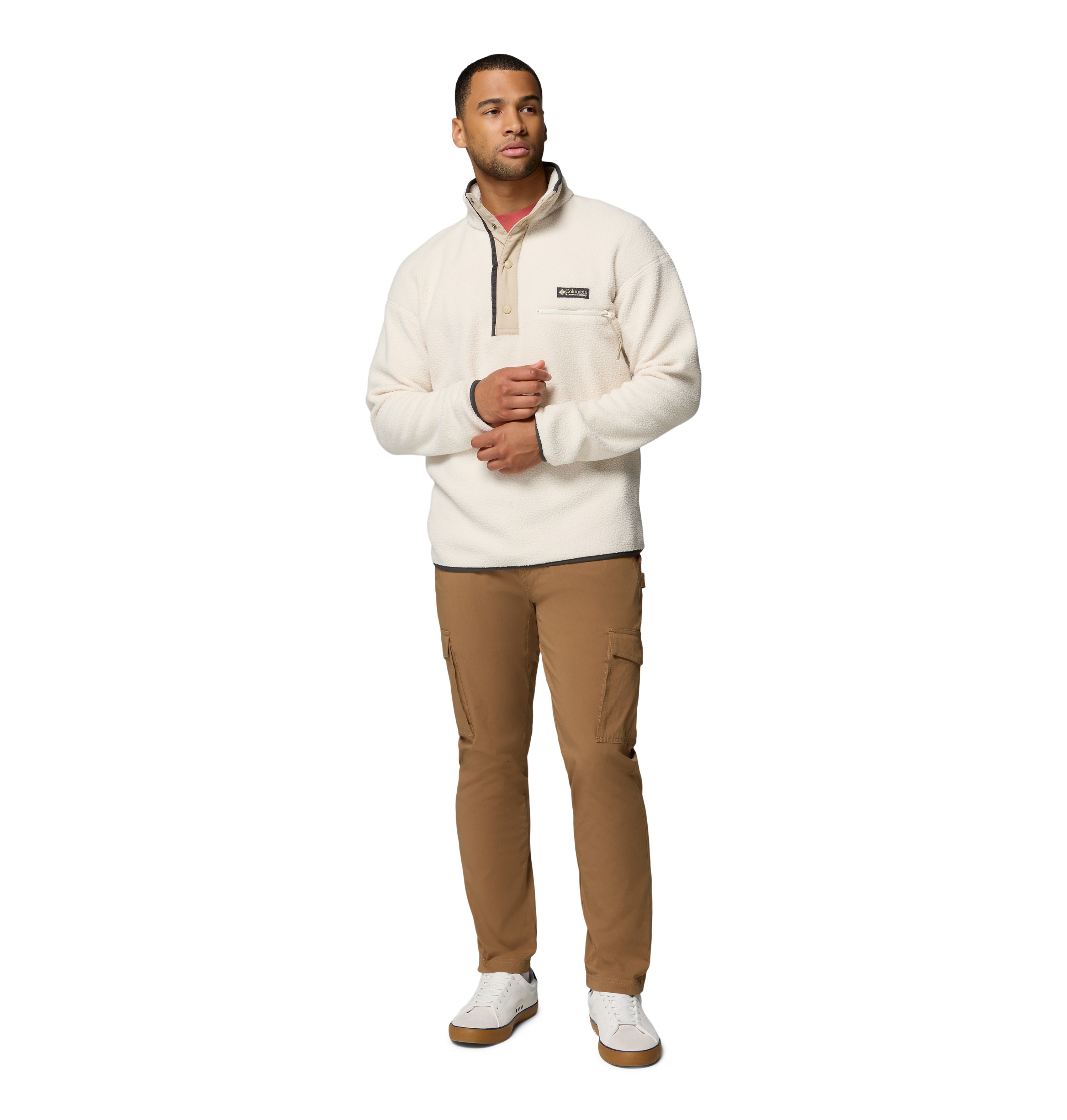 Forro polar de hombre Helvetia™ II Columbia - Hueso Hueso-3