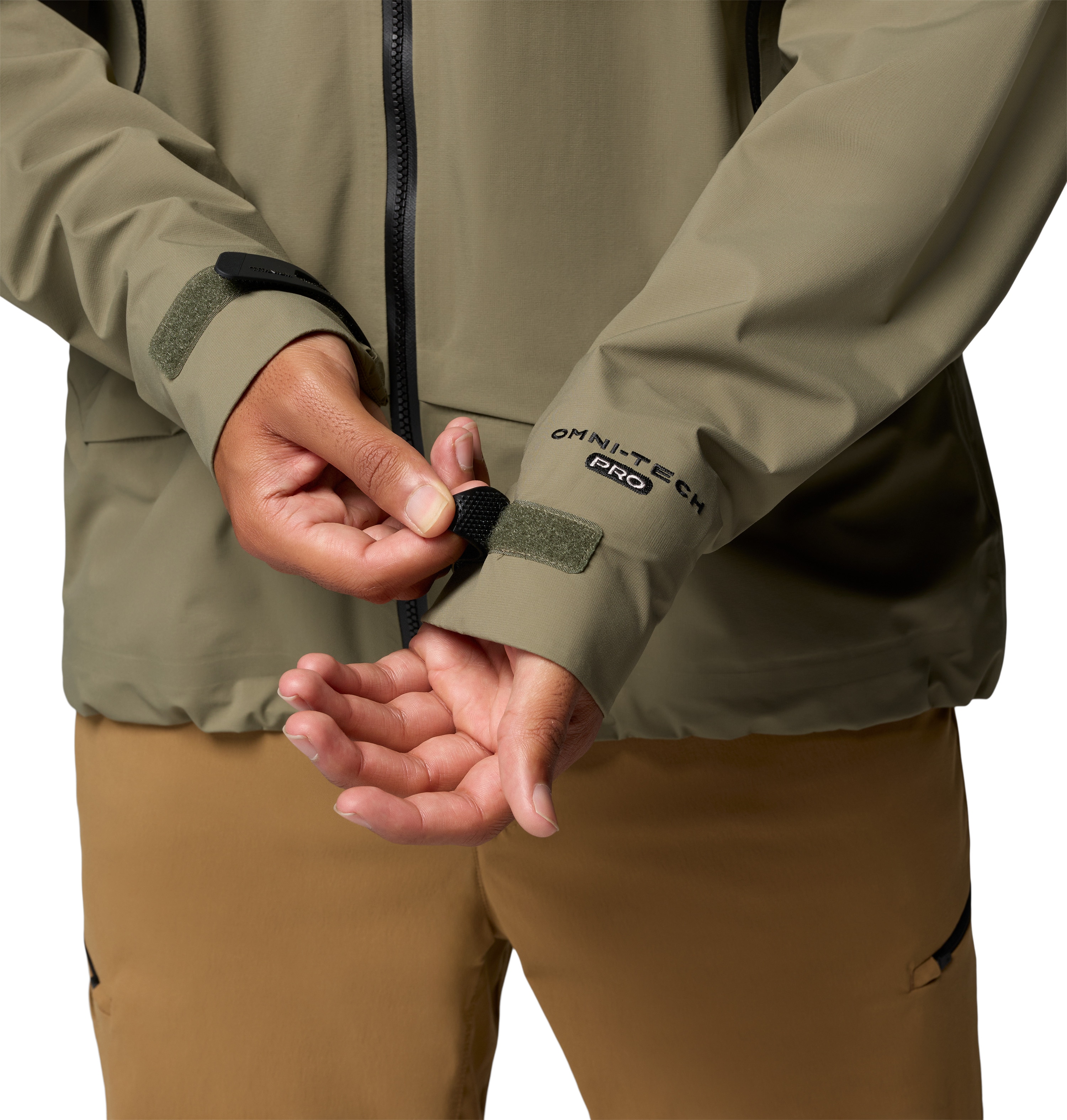 Chaqueta impermeable hombre Saudan Pro™ 3L Columbia - Verde cadete Verde cadete-4