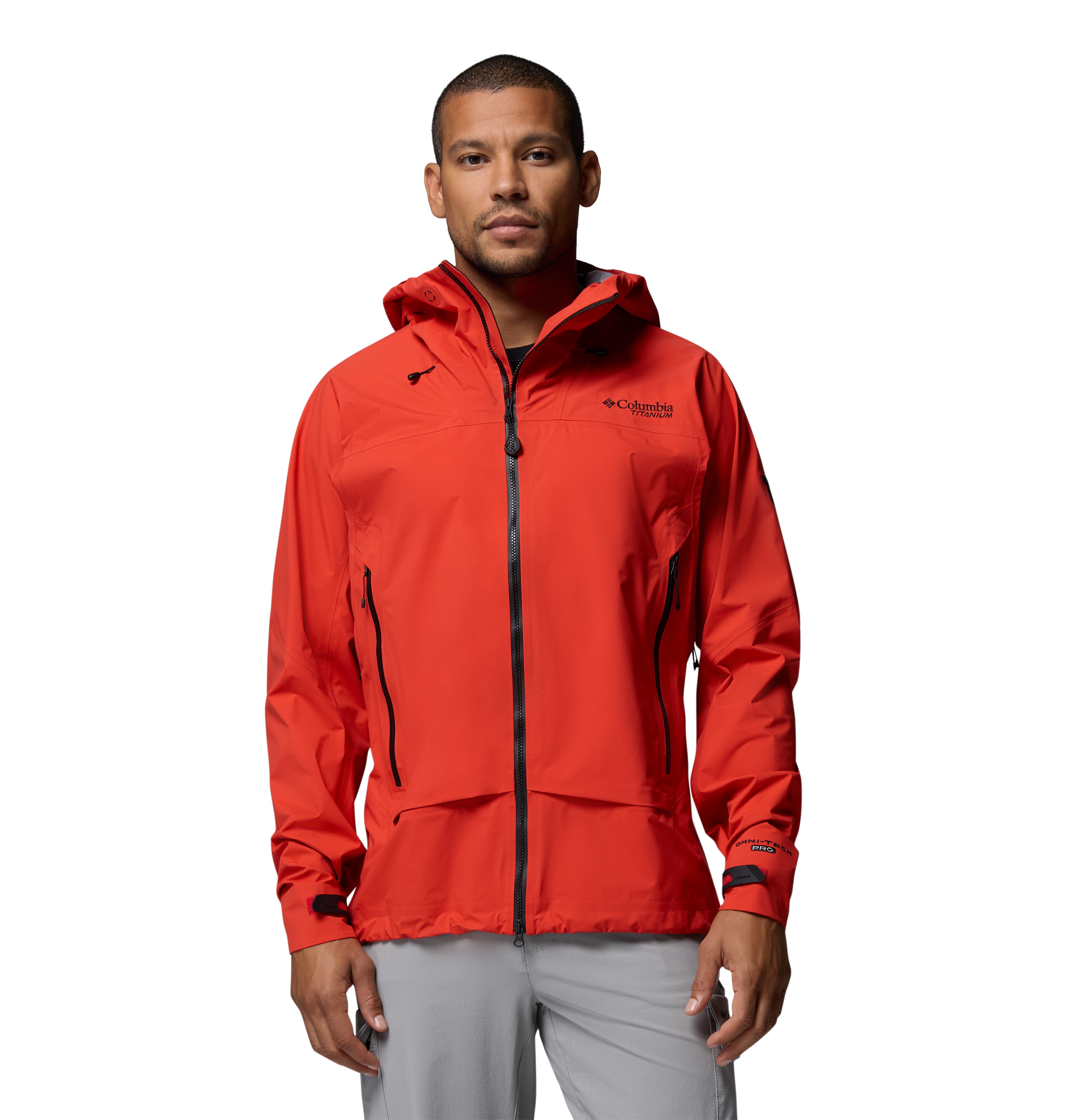 Chaqueta impermeable de hombre Saudan Pro™ 3L Shell Columbia - Naranja Naranja-1