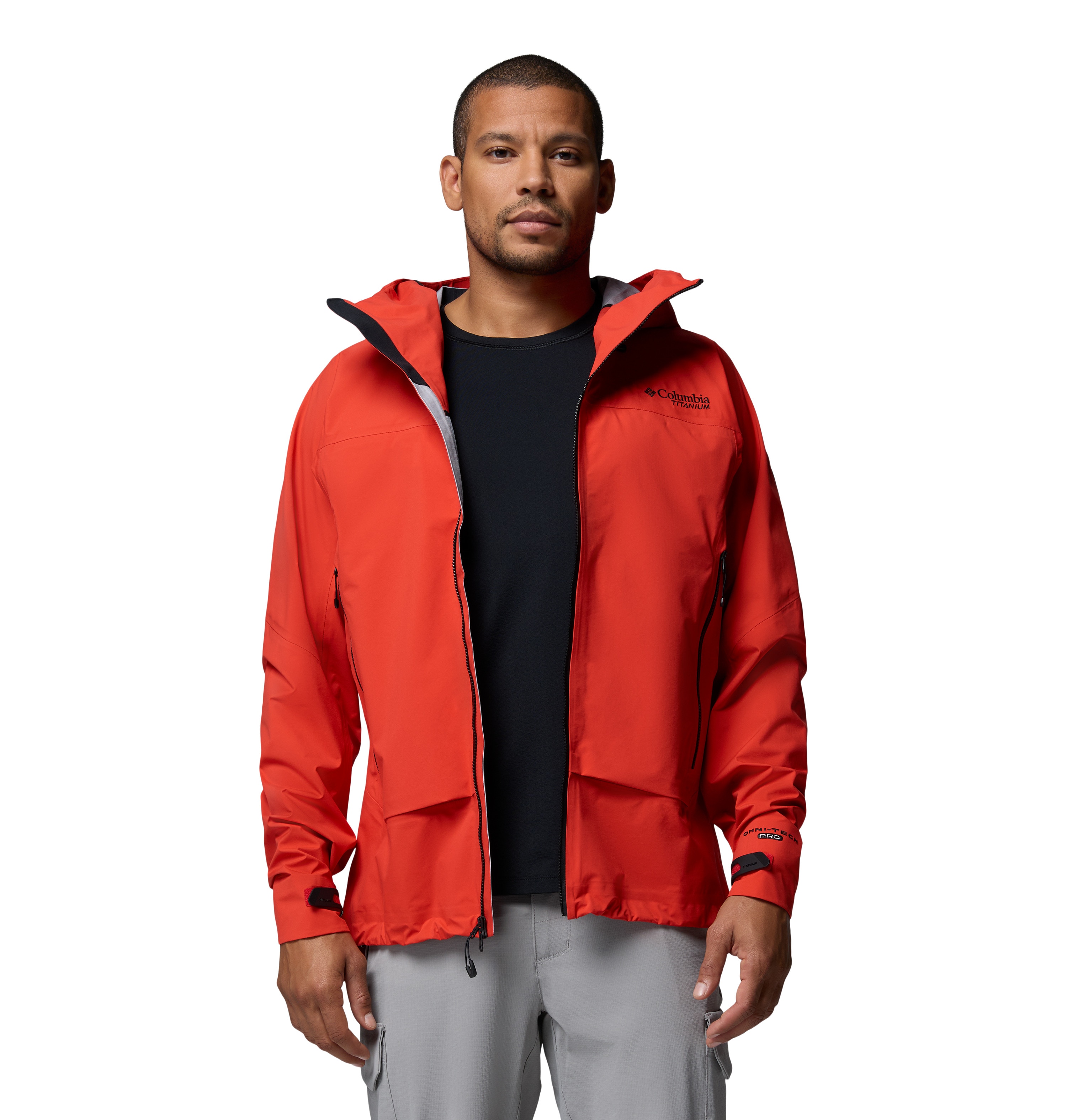 Chaqueta impermeable de hombre Saudan Pro™ 3L Shell Columbia - Naranja Naranja-3