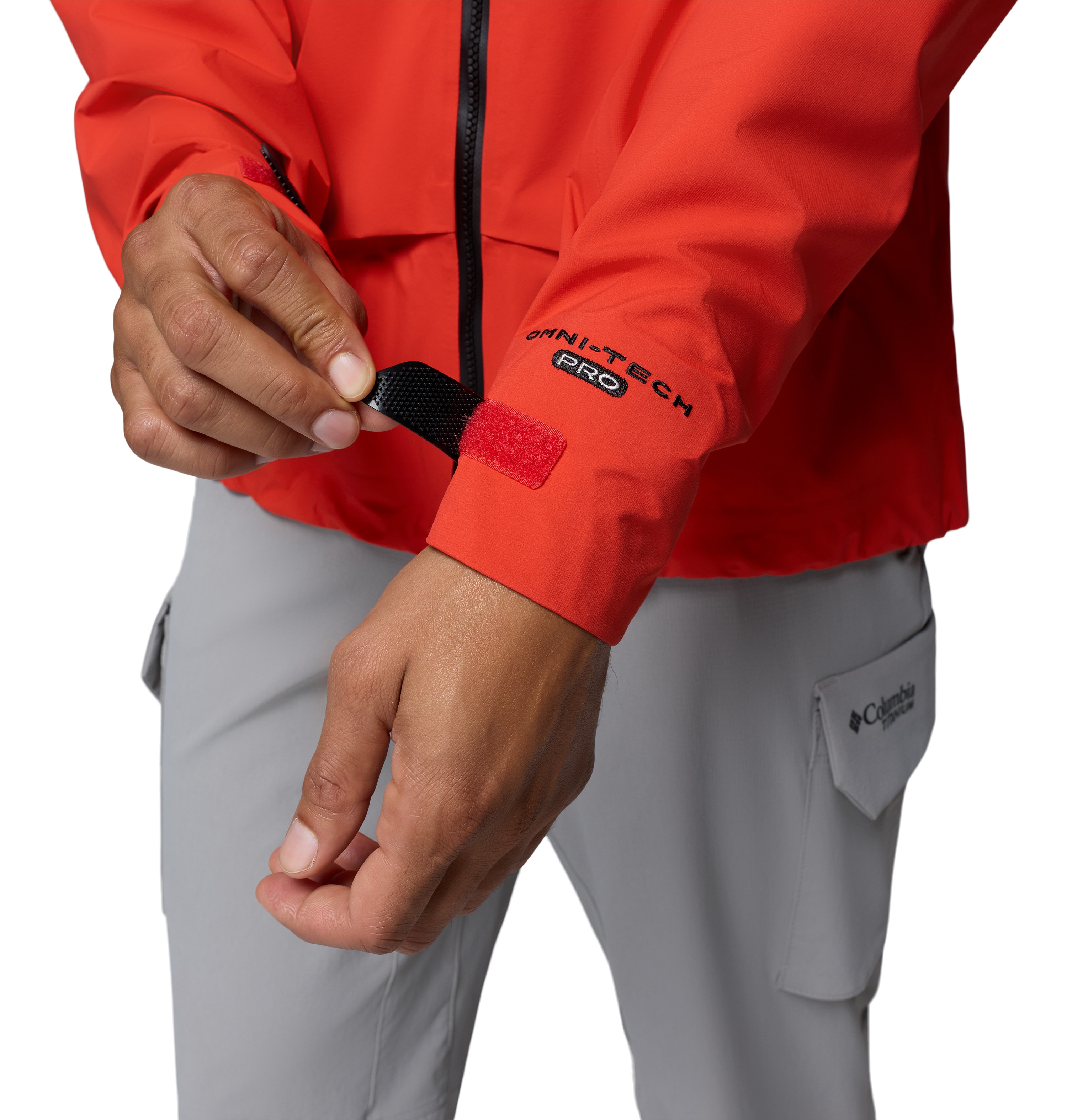 Chaqueta impermeable de hombre Saudan Pro™ 3L Shell Columbia - Naranja Naranja-4