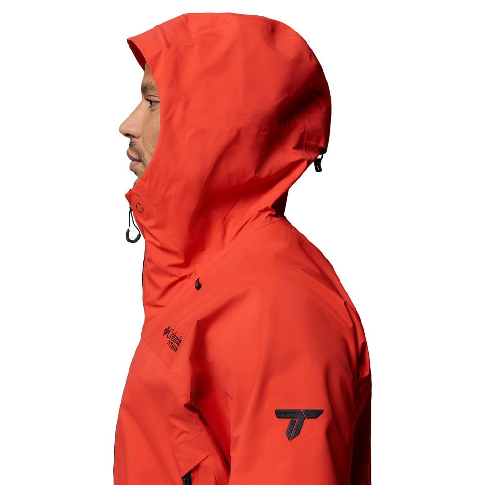 Chaqueta impermeable de hombre Saudan Pro™ 3L Shell Columbia - Naranja Naranja-7