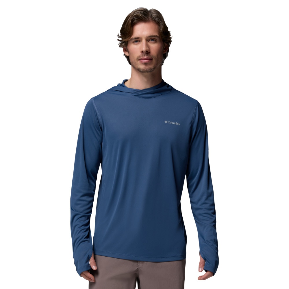 Imagen 0 de Camiseta manga larga de hombre Zero Rules™ Light Hoodie Columbia Azul fumé