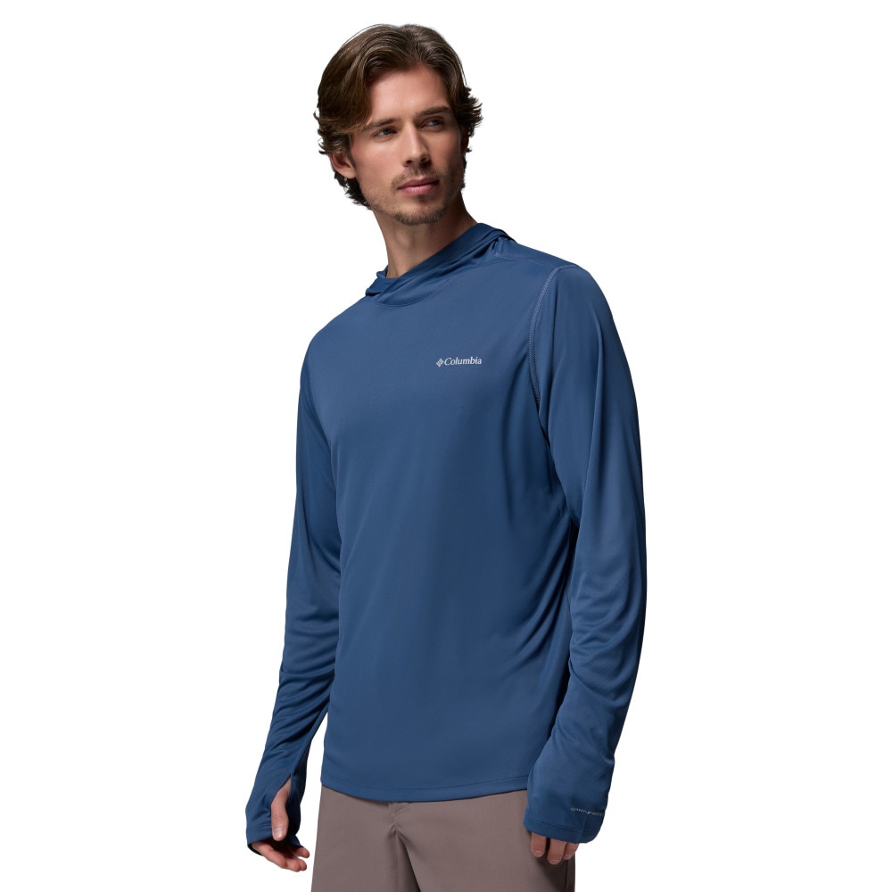 Camiseta manga larga de hombre Zero Rules™ Light Hoodie Columbia - Azul fumé Azul fumé-3