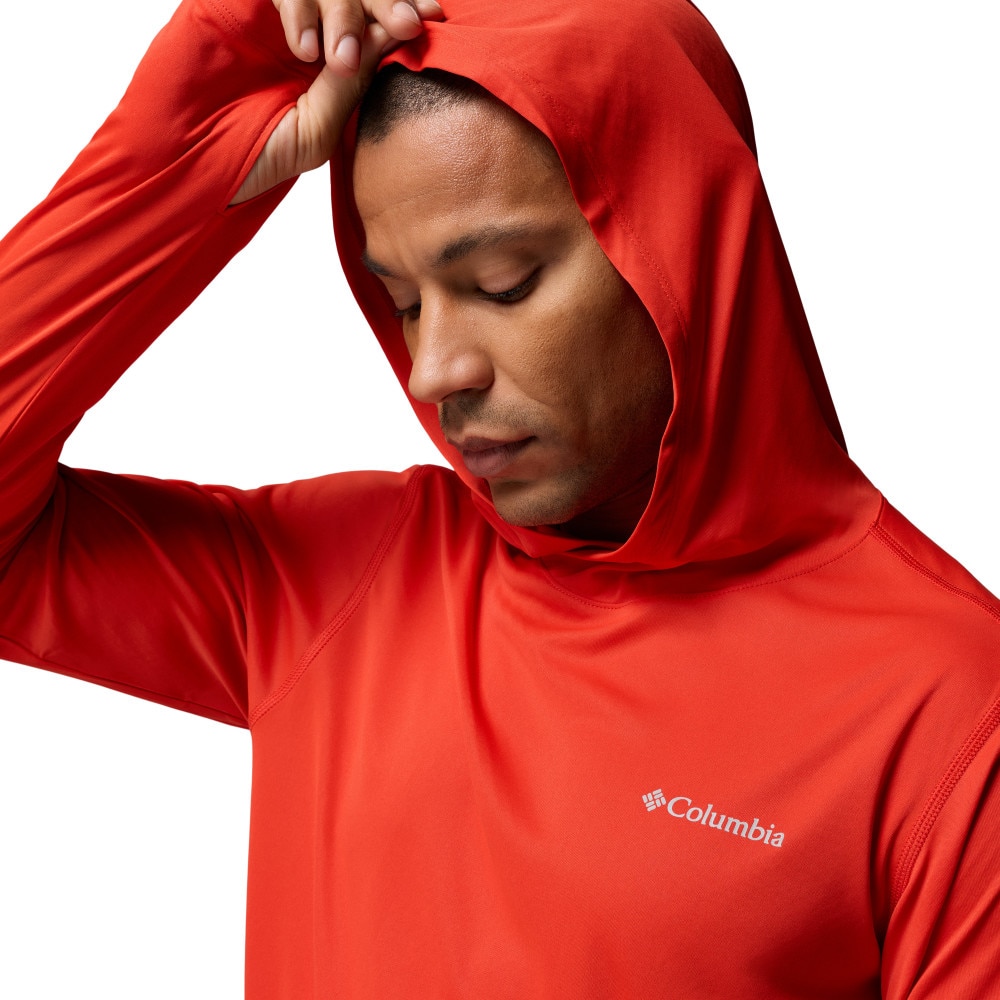 Camiseta manga larga de hombre Zero Rules™ Light Hoodie Columbia - Coral Coral-4