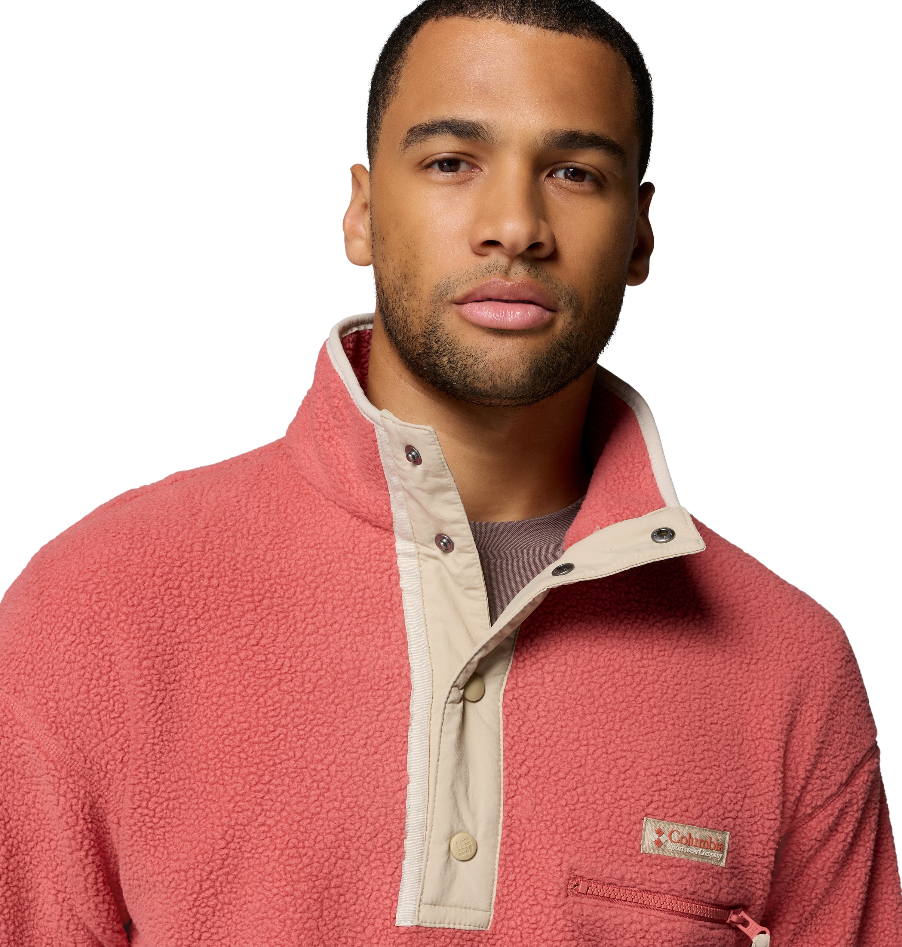 Forro polar de hombre Helvetia™ II Columbia - Rojo Rojo-4
