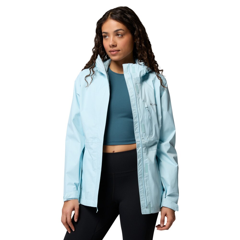 Chaqueta impermeable mujer Pouring Adventure™ III Columbia - Azul claro Azul claro-4
