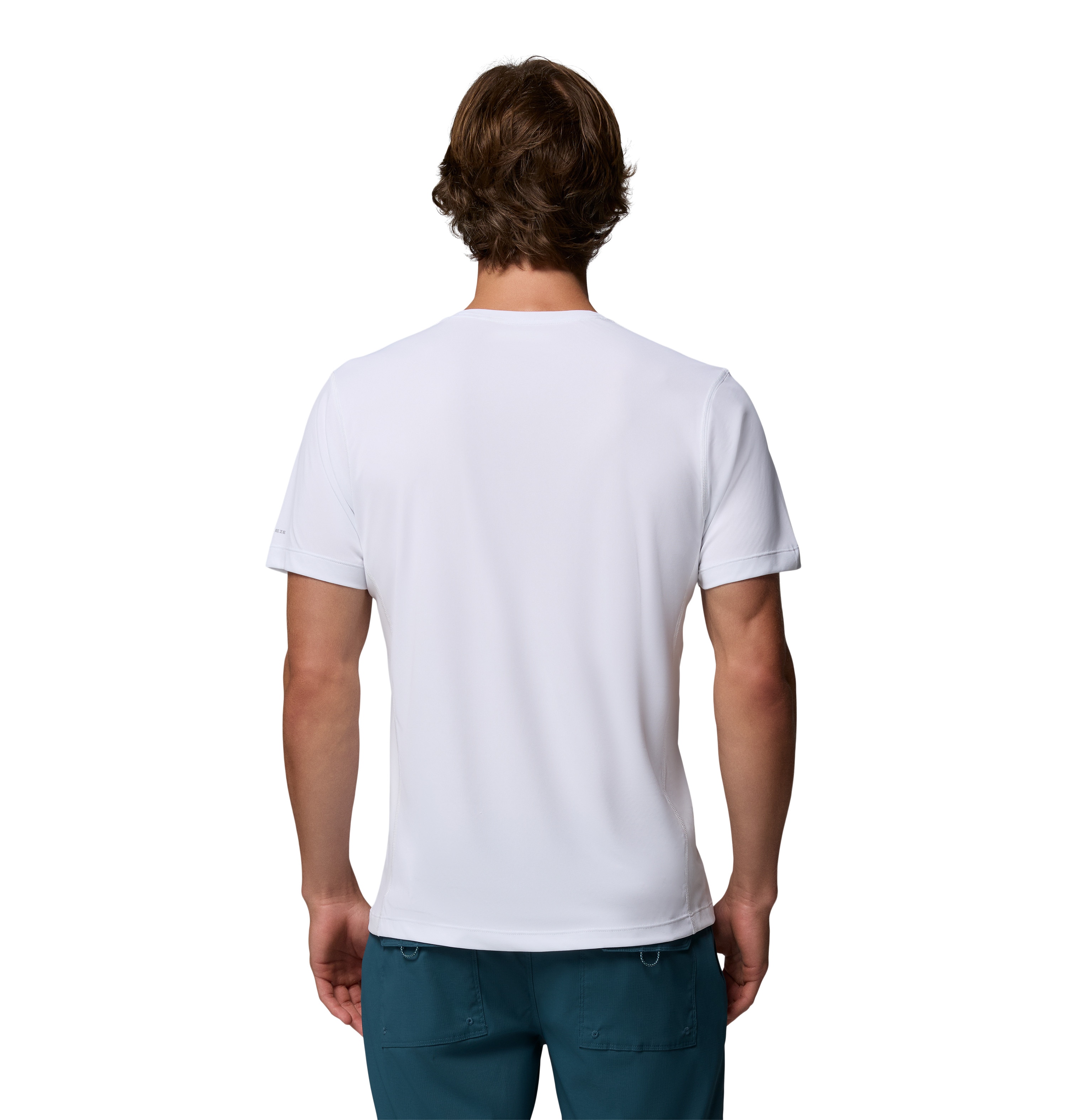 Camiseta manga corta de hombre Zero Rules™ Light Crew Columbia - Blanco Blanco-2