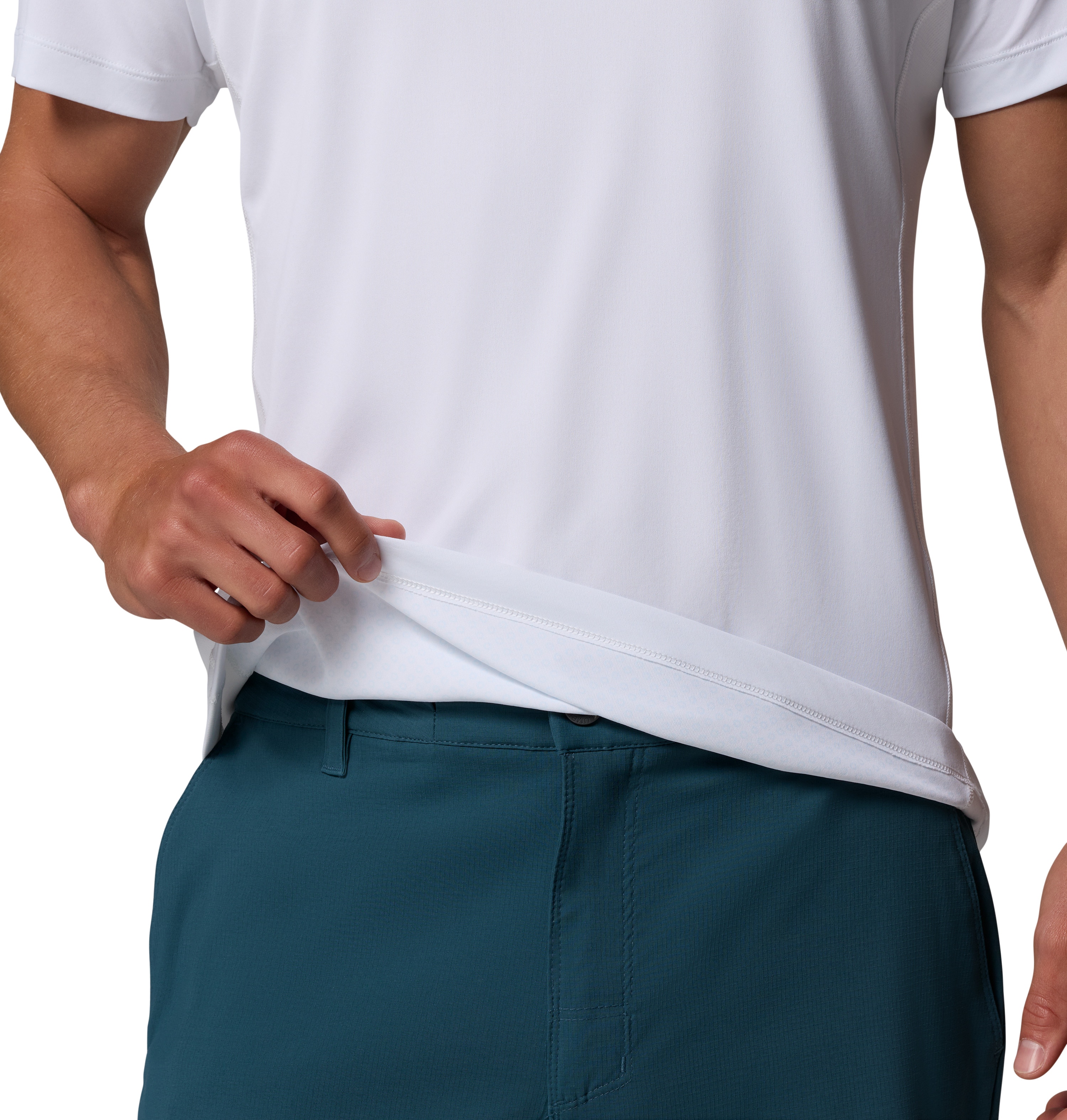 Camiseta manga corta de hombre Zero Rules™ Light Crew Columbia - Blanco Blanco-5