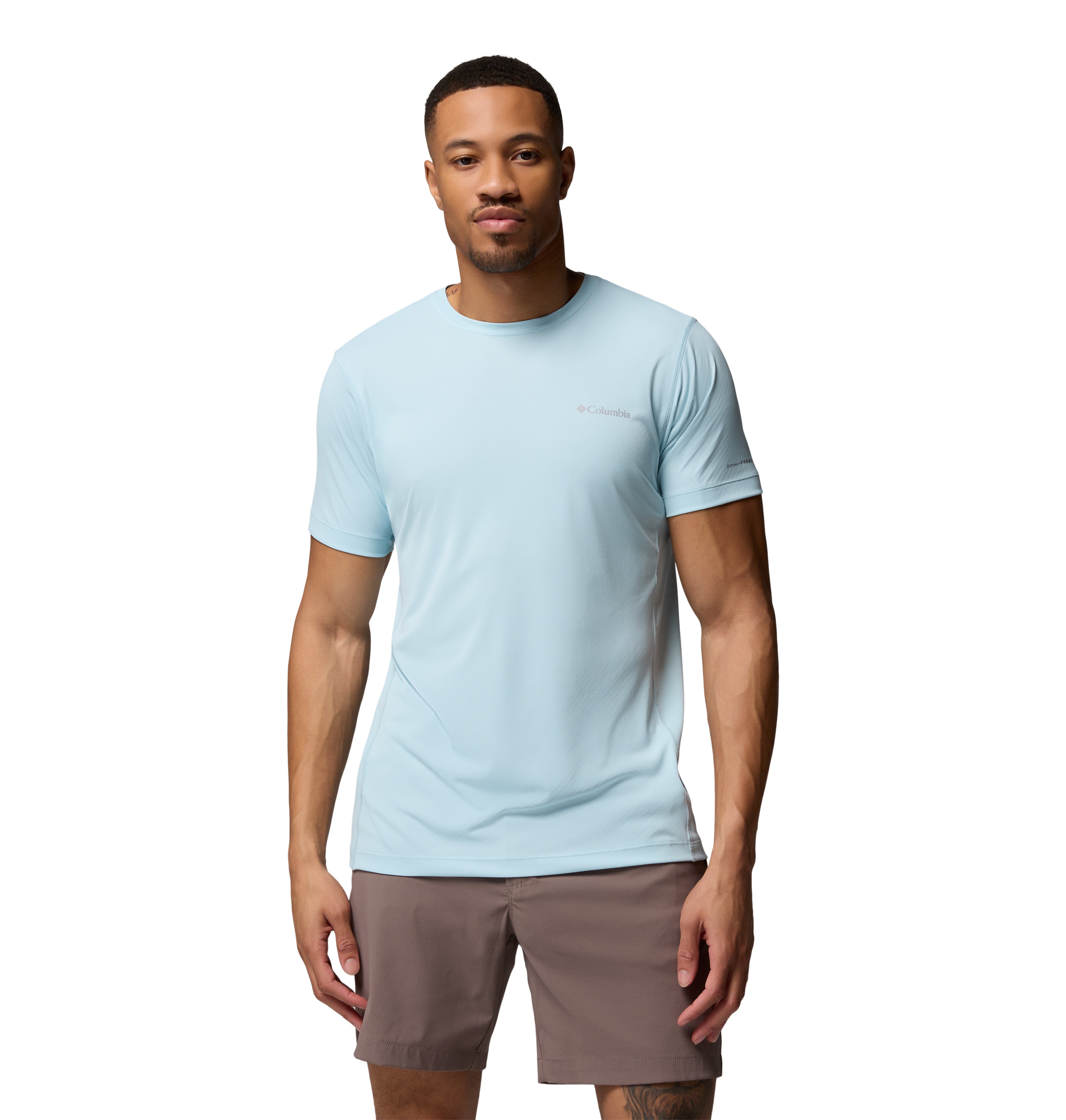 Imagen 0 de Camiseta manga corta de hombre Zero Rules™ Light Crew Columbia Azul claro