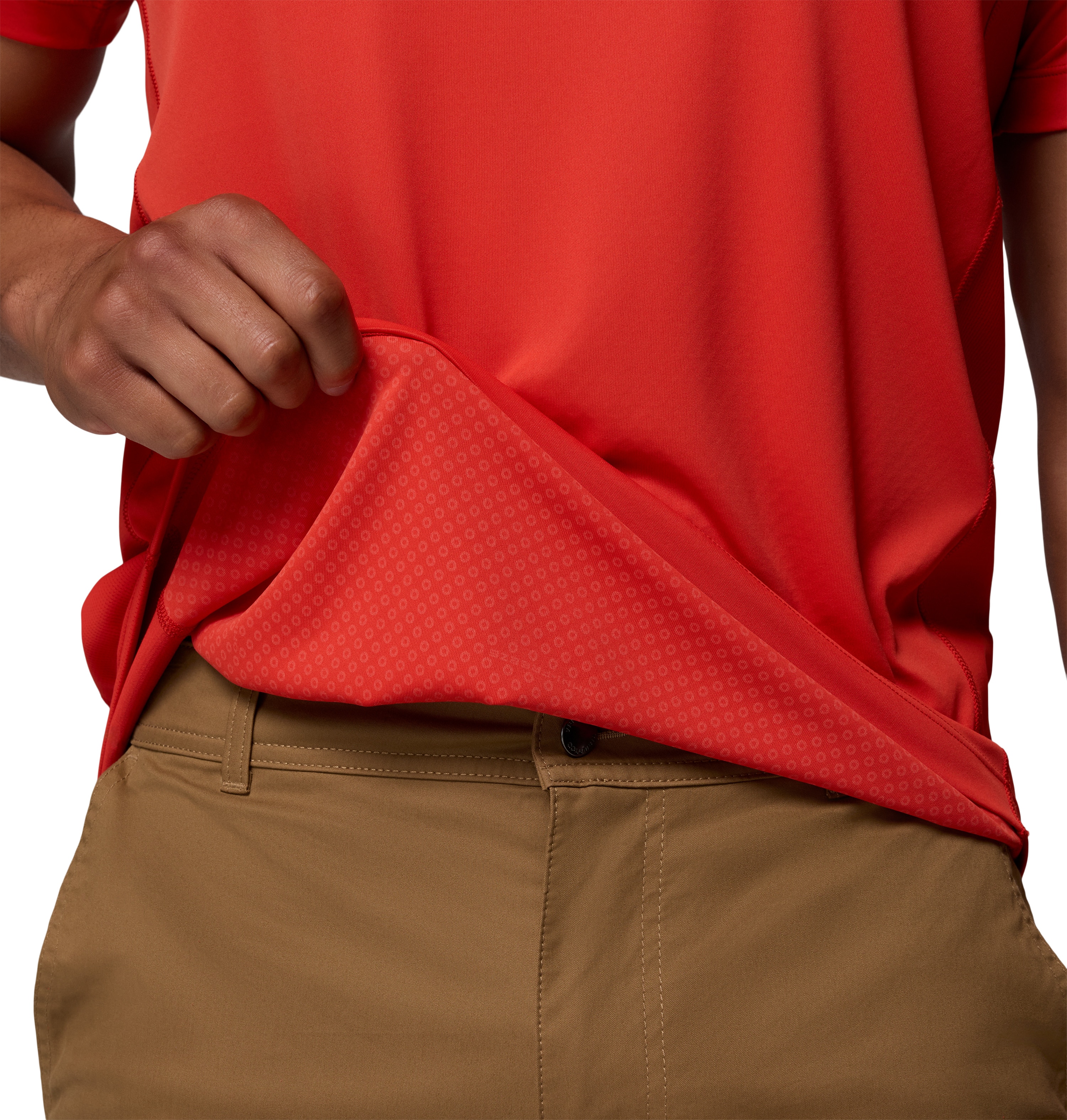 Camiseta manga corta de hombre Zero Rules™ Light Crew Columbia - Coral Coral-6