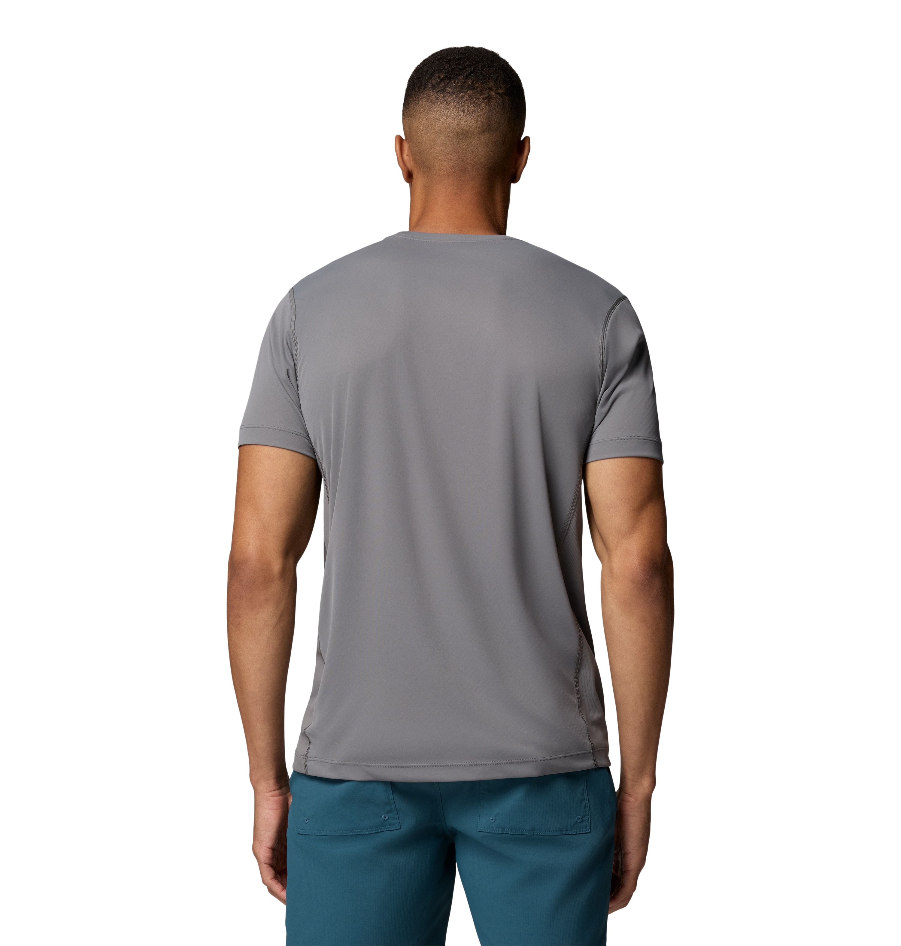 Camiseta manga corta de hombre Zero Rules™ Light Crew Columbia - Gris Gris-2