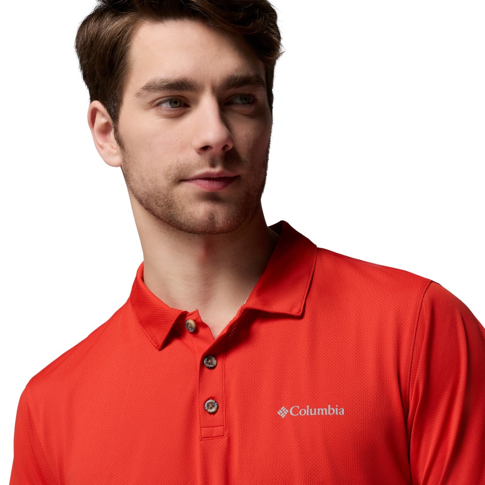 Polo de hombre Tech Trail™ Utility Columbia - Coral Coral-4
