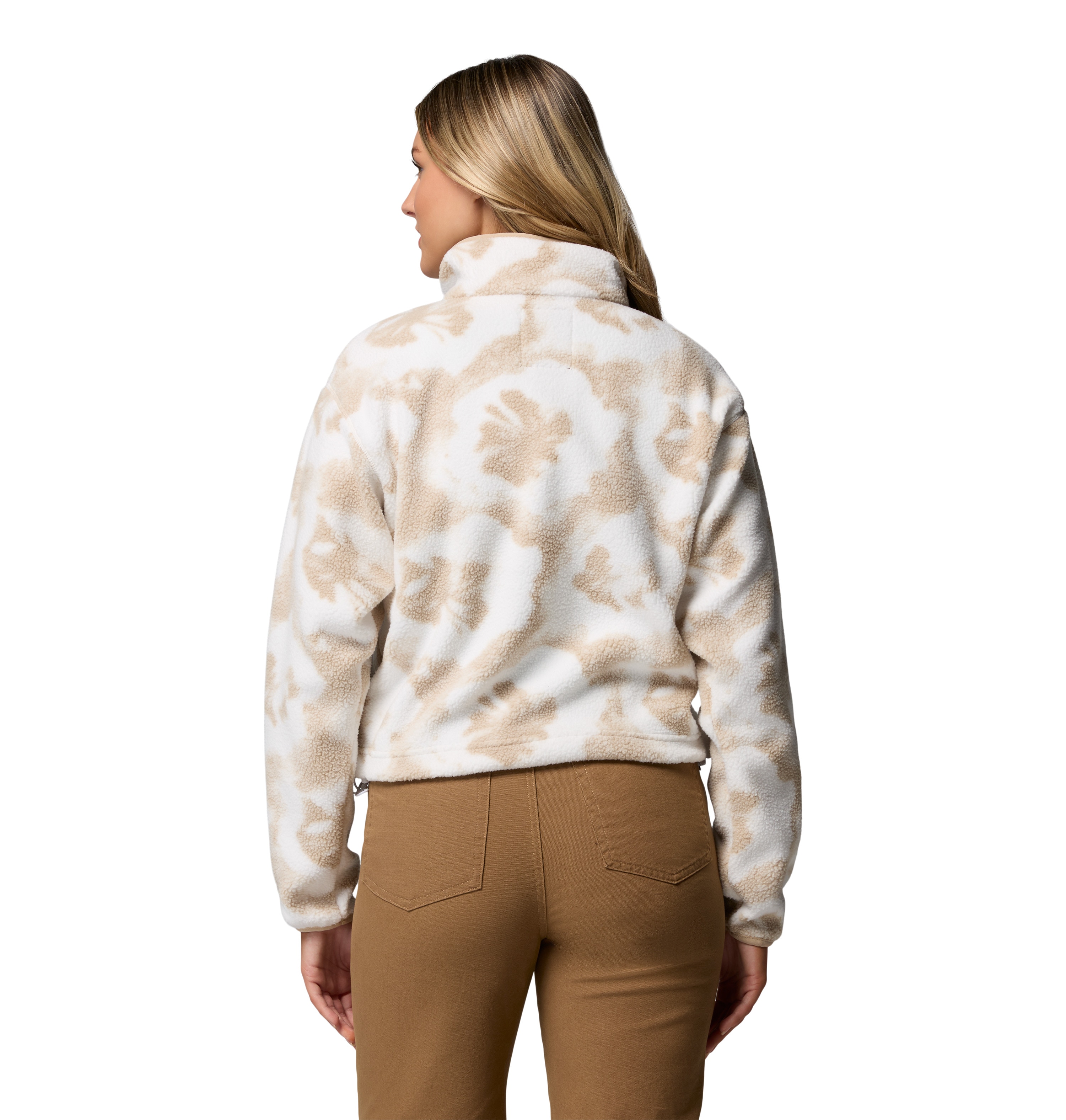 Forro polar de mujer Helvetia™ II Printed Cropped Columbia - Beige Beige-2