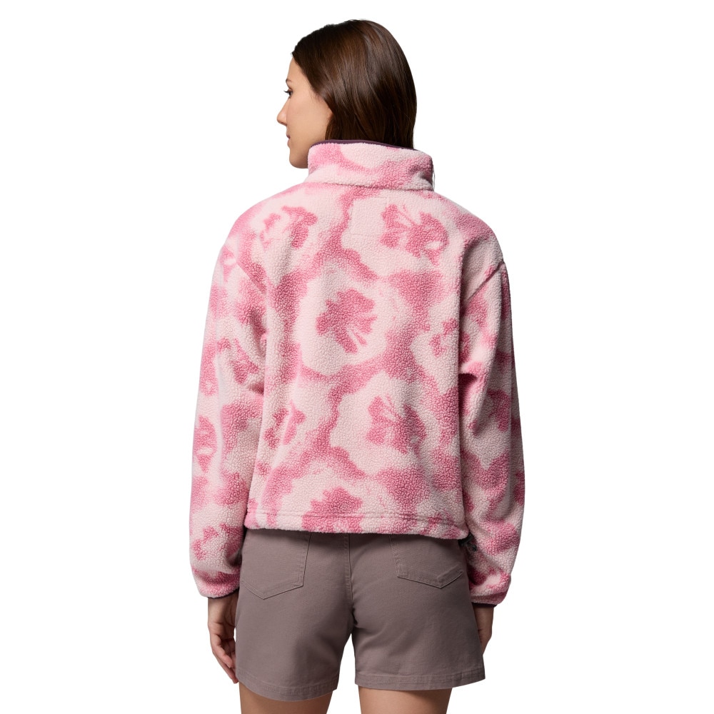 Forro polar de mujer Helvetia™ II Printed Cropped Columbia - Rojo Rojo-2