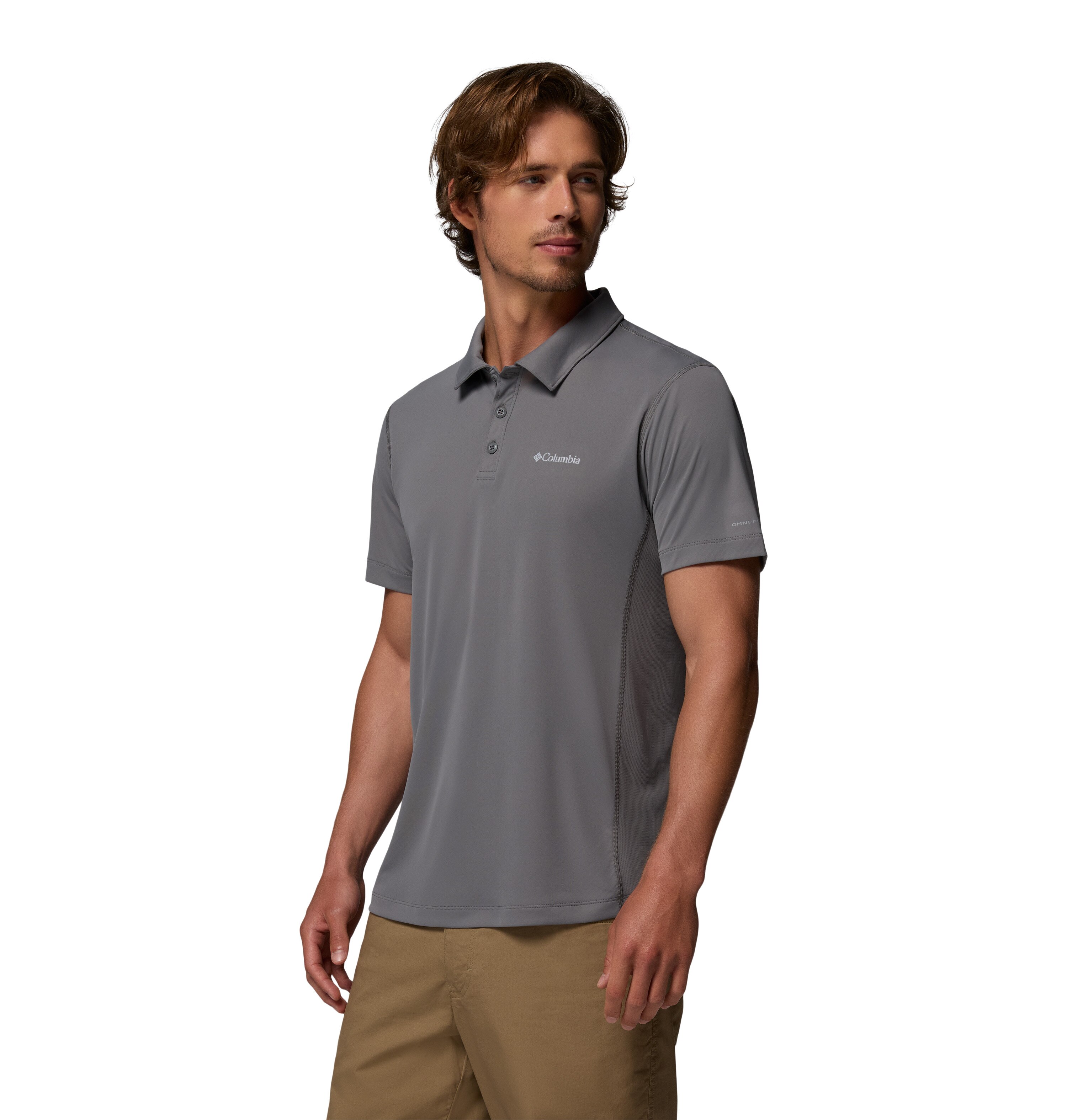 Polo de hombre Zero Rules™ Light Columbia - Gris Gris-5