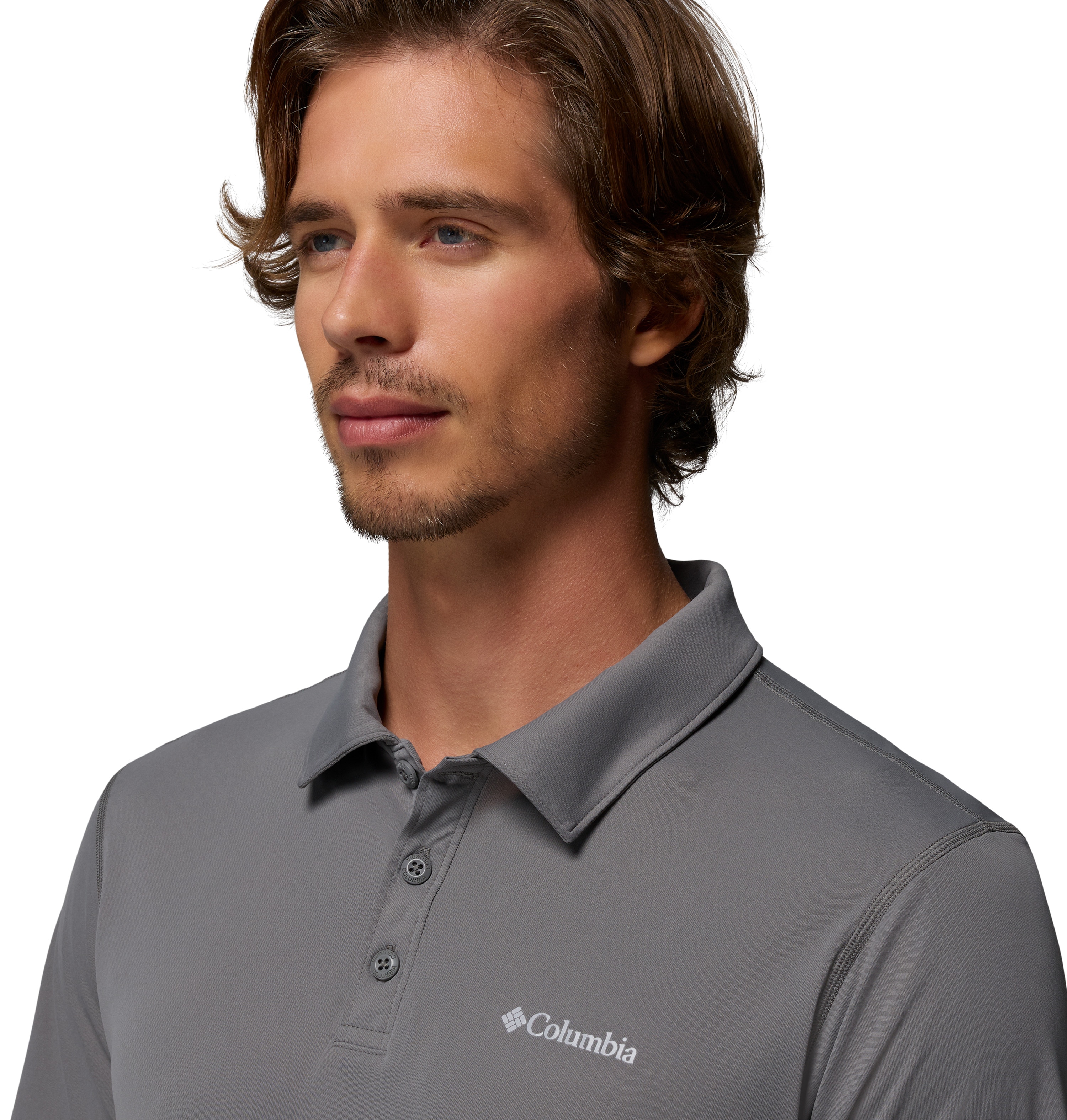 Polo de hombre Zero Rules™ Light Columbia - Gris Gris-6
