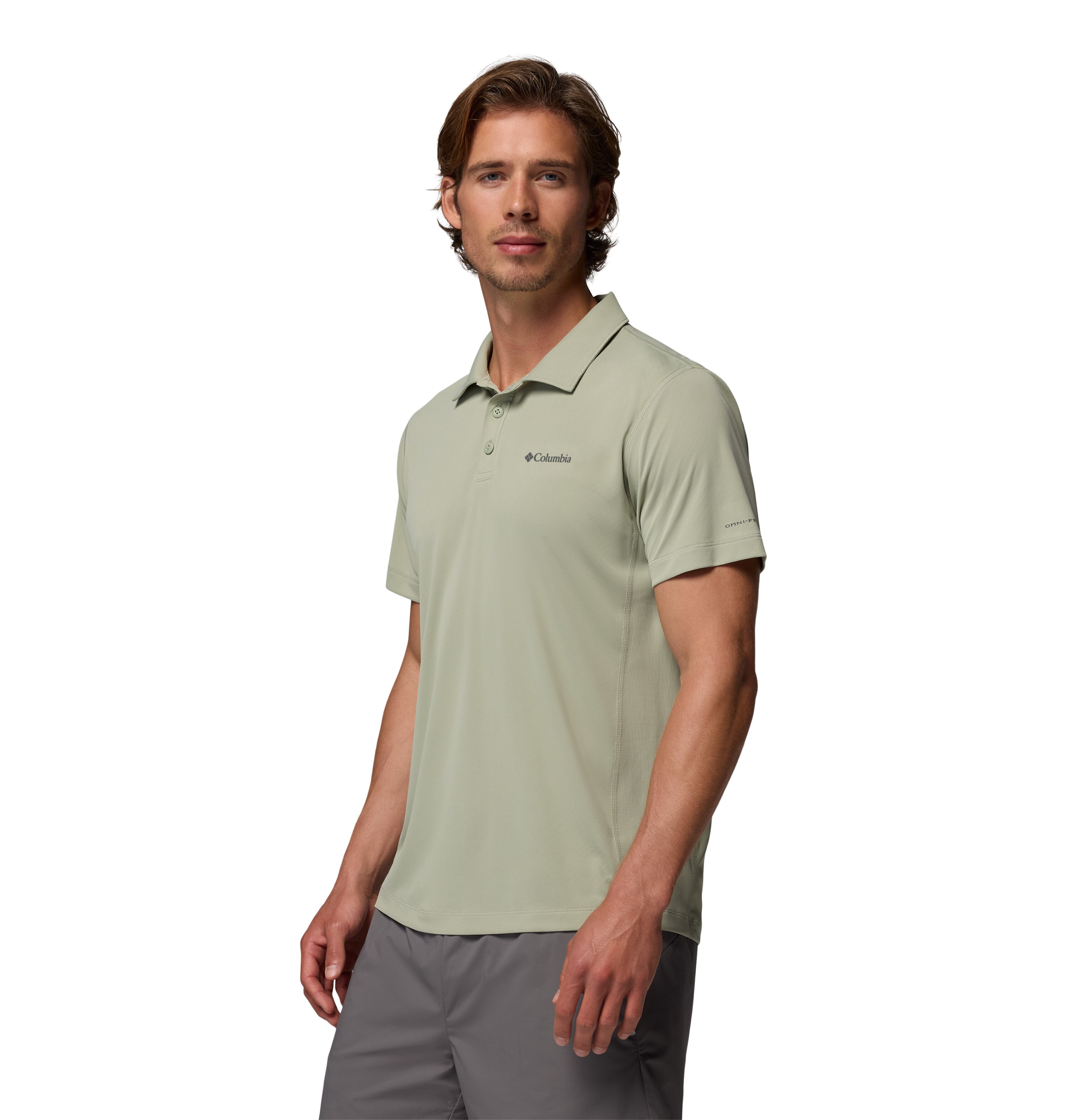 Polo de hombre Zero Rules™ Light Columbia - Verde grisáceo Verde grisáceo-3