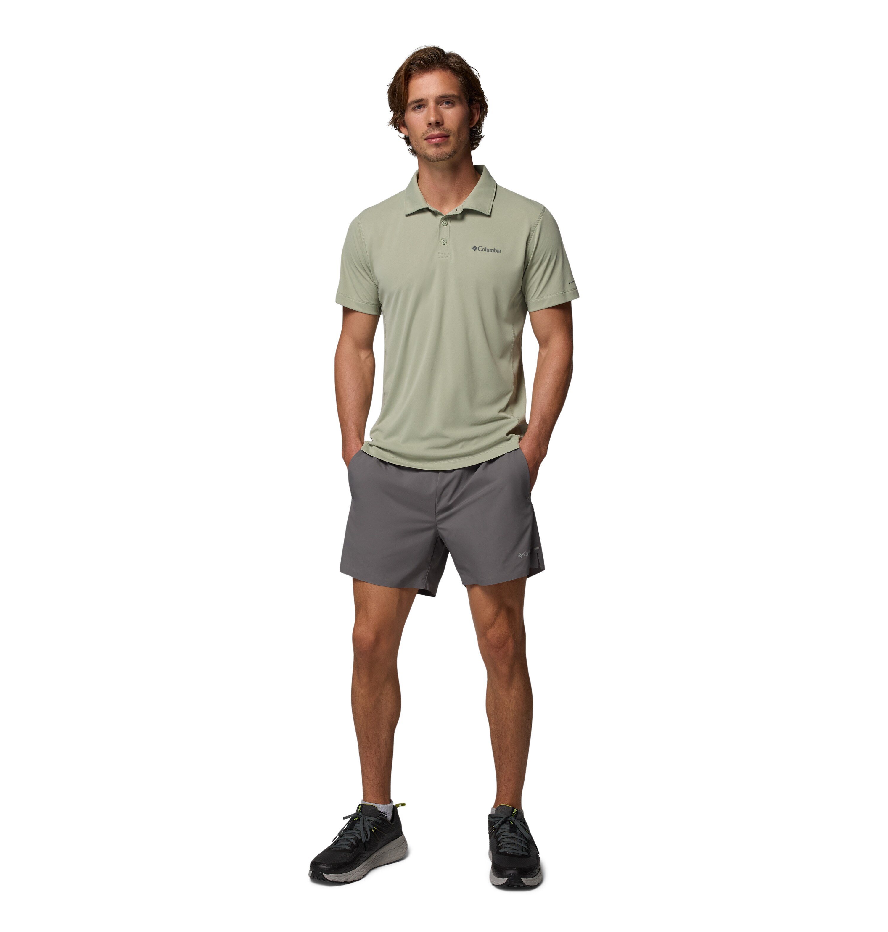 Polo de hombre Zero Rules™ Light Columbia - Verde grisáceo Verde grisáceo-4
