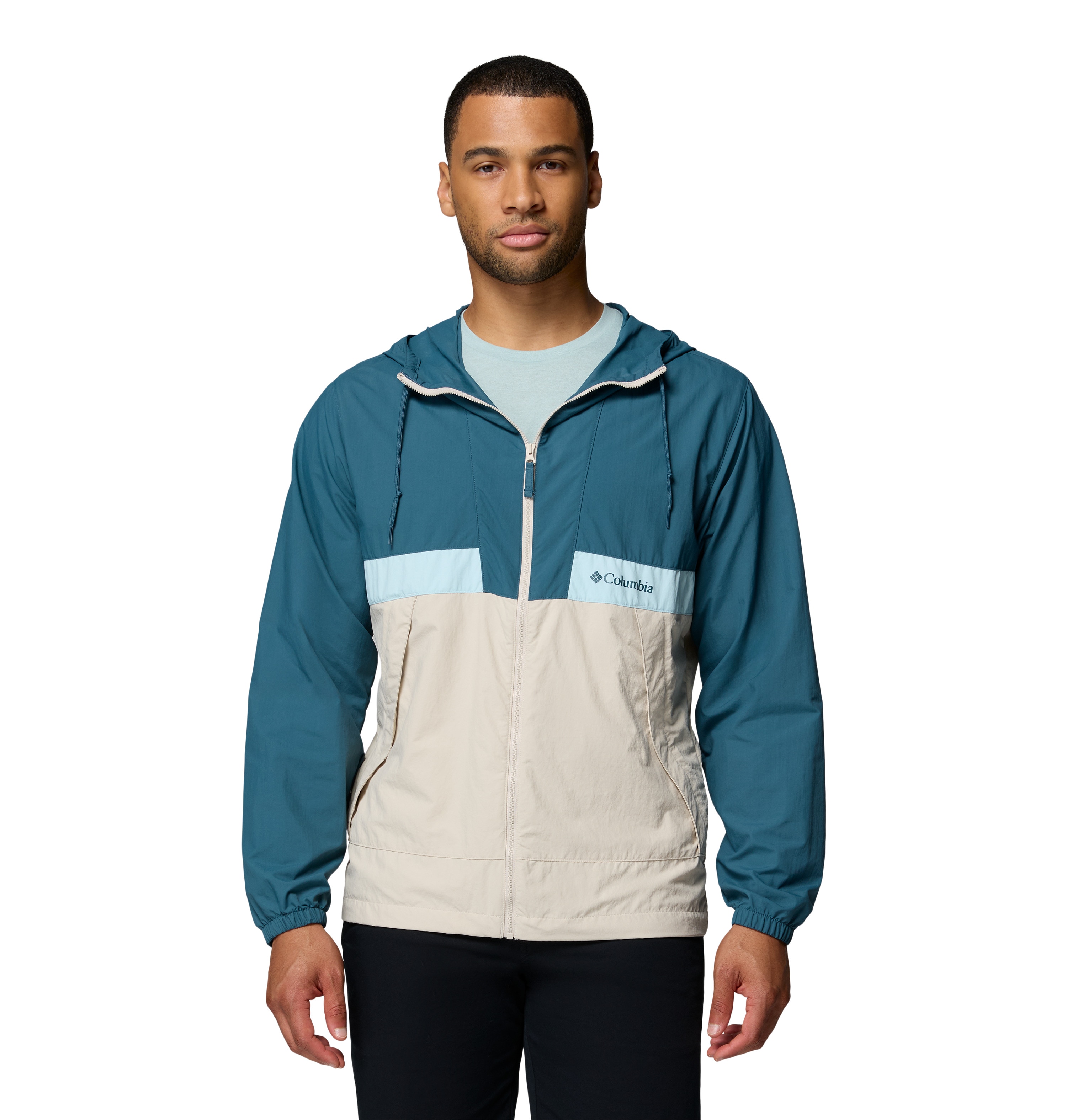 Chaqueta cortavientos de hombre Spire Valley™ Columbia - Azul Turquesa Azul Turquesa-1