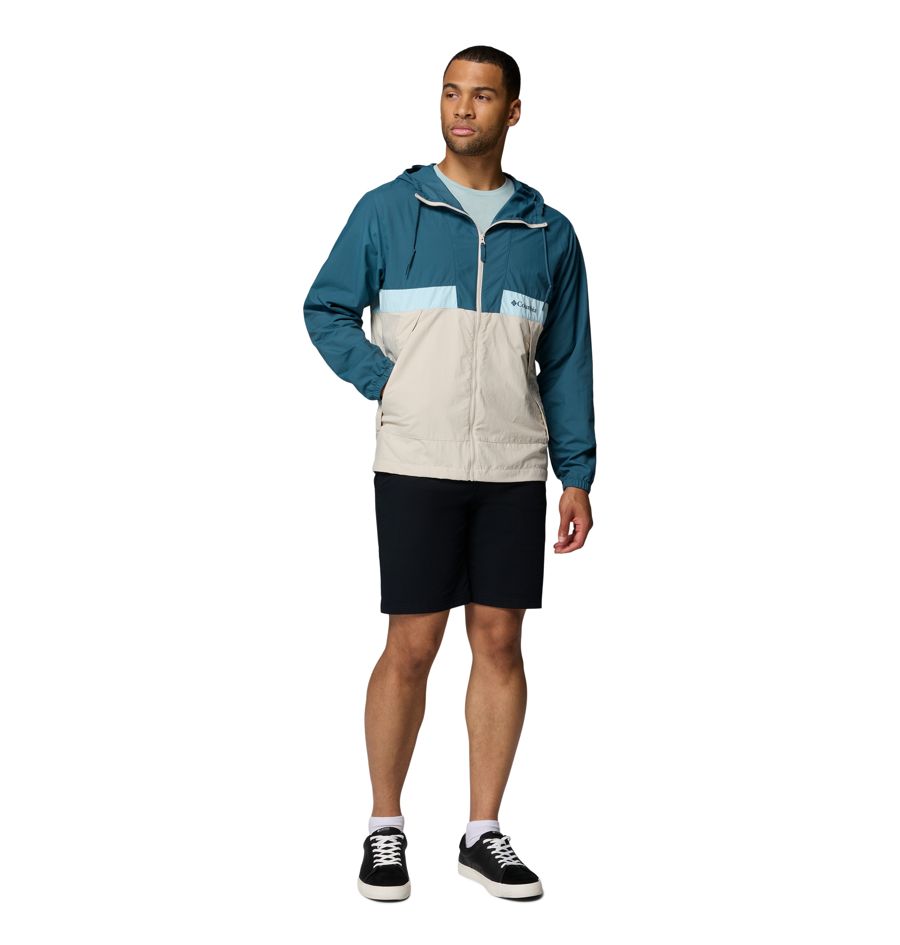 Chaqueta cortavientos de hombre Spire Valley™ Columbia - Azul Turquesa Azul Turquesa-3