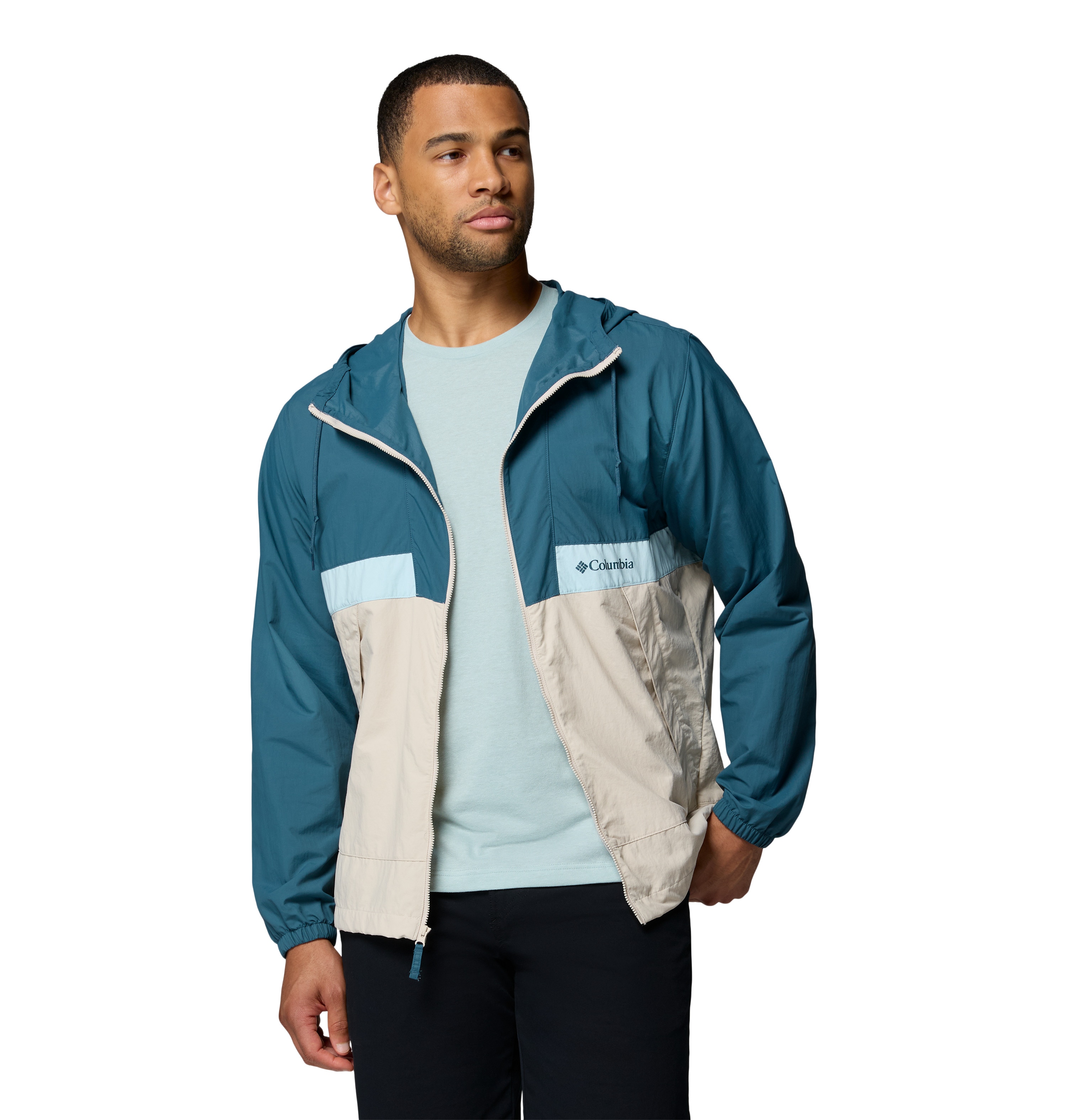 Chaqueta cortavientos de hombre Spire Valley™ Columbia - Azul Turquesa Azul Turquesa-5