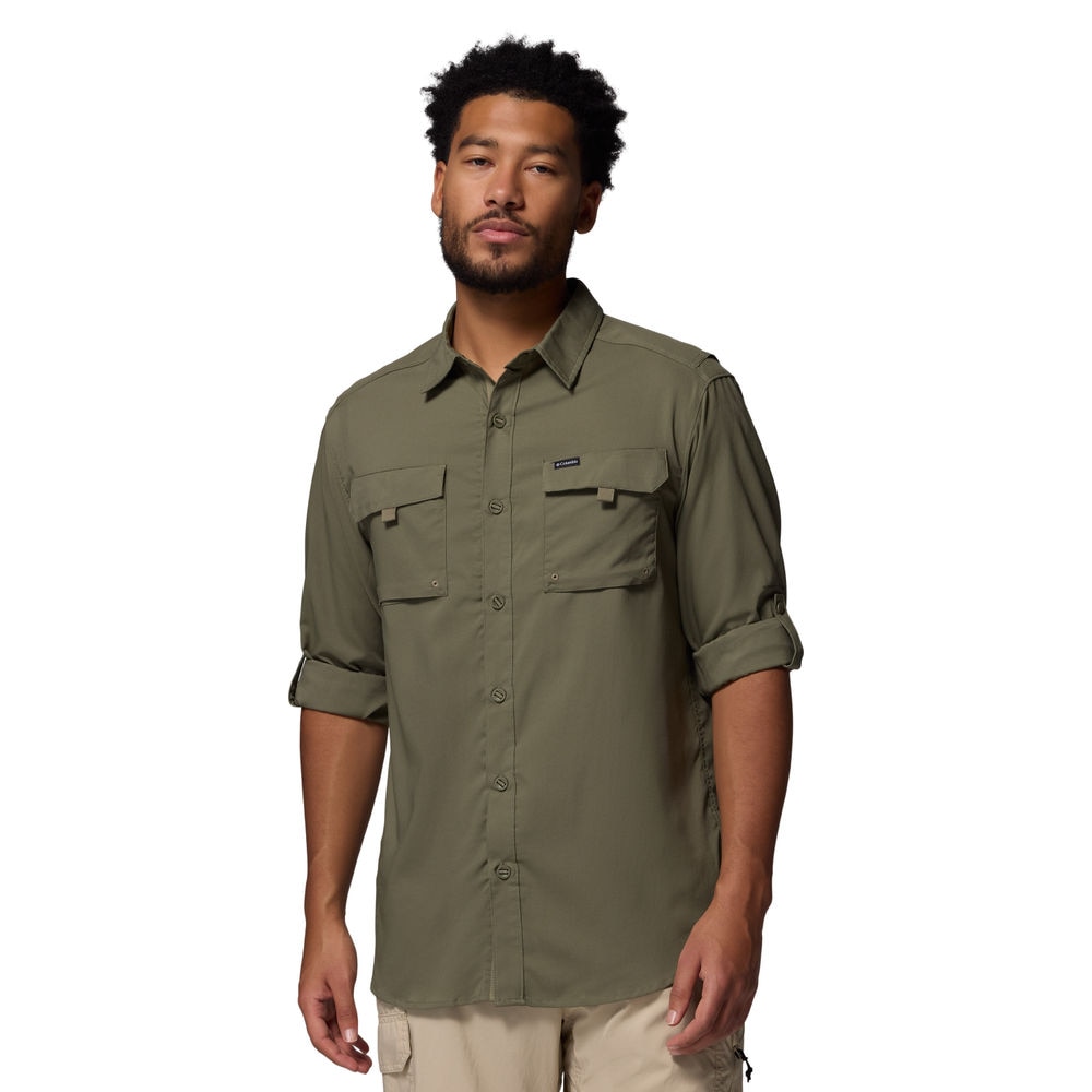 Camisa manga larga de hombre Silver Ridge™ Utility II Columbia - Verde Verde-4