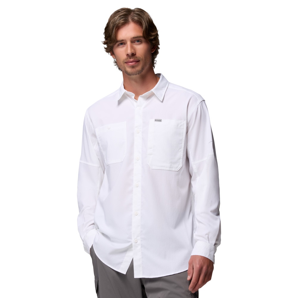 Camisa manga larga de hombre Silver Ridge™ Utility II Columbia - Blanco Blanco-1