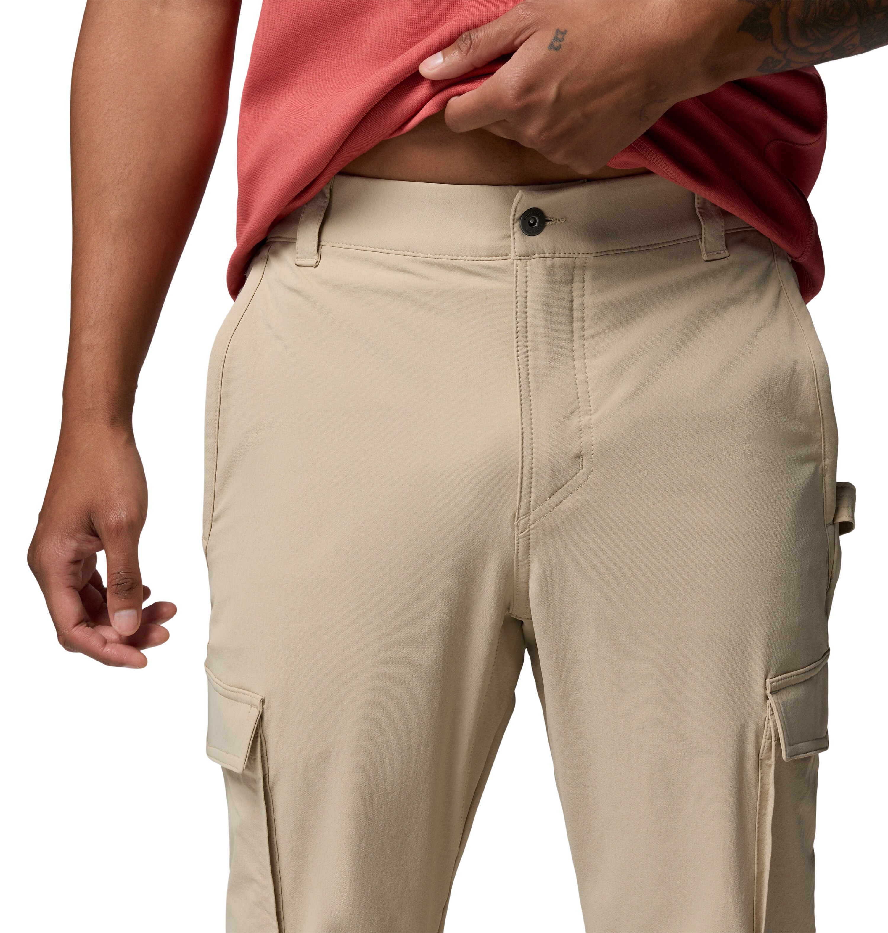 Pantalón de senderismo de hombre ROC™ Tech Cargo Columbia - Beige Beige-4