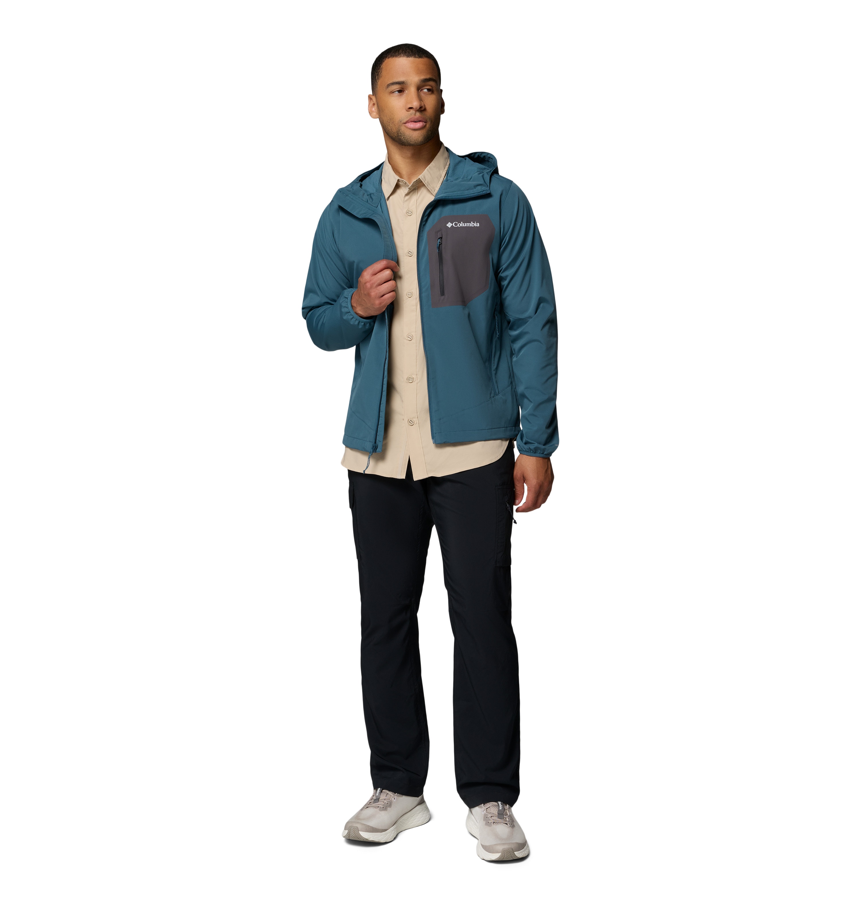 Chaqueta softshell de hombre Tall Heights™ III Hooded Columbia - Azul Turquesa Azul Turquesa-6