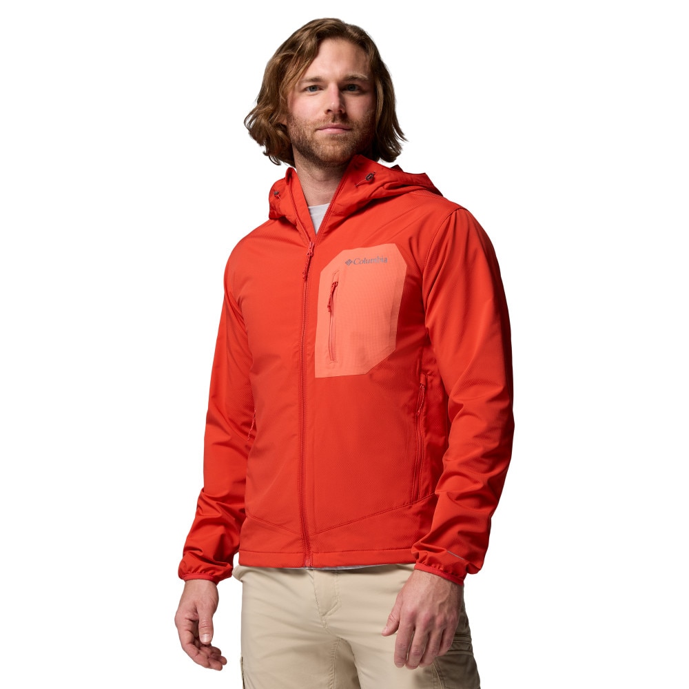 Chaqueta softshell de hombre Tall Heights™ III Hooded Columbia - Coral Coral-3