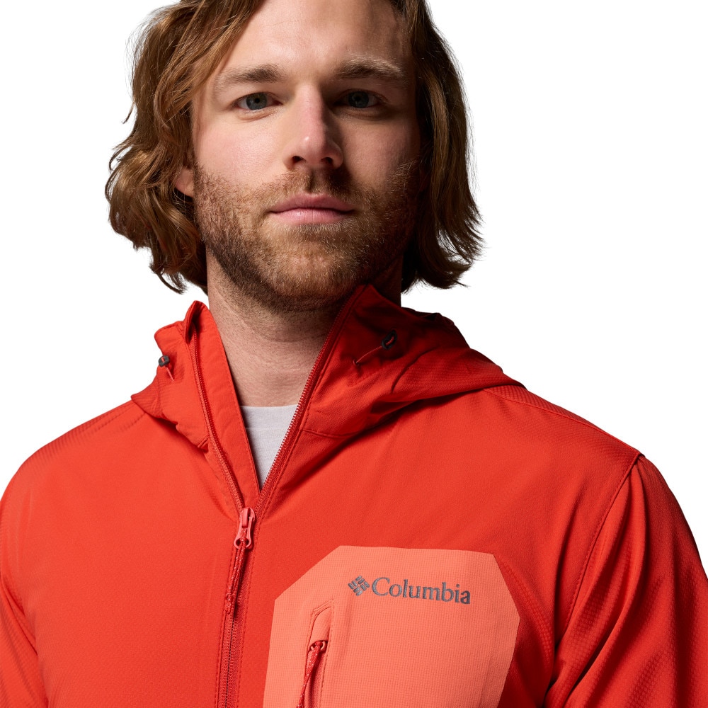 Chaqueta softshell de hombre Tall Heights™ III Hooded Columbia - Coral Coral-5