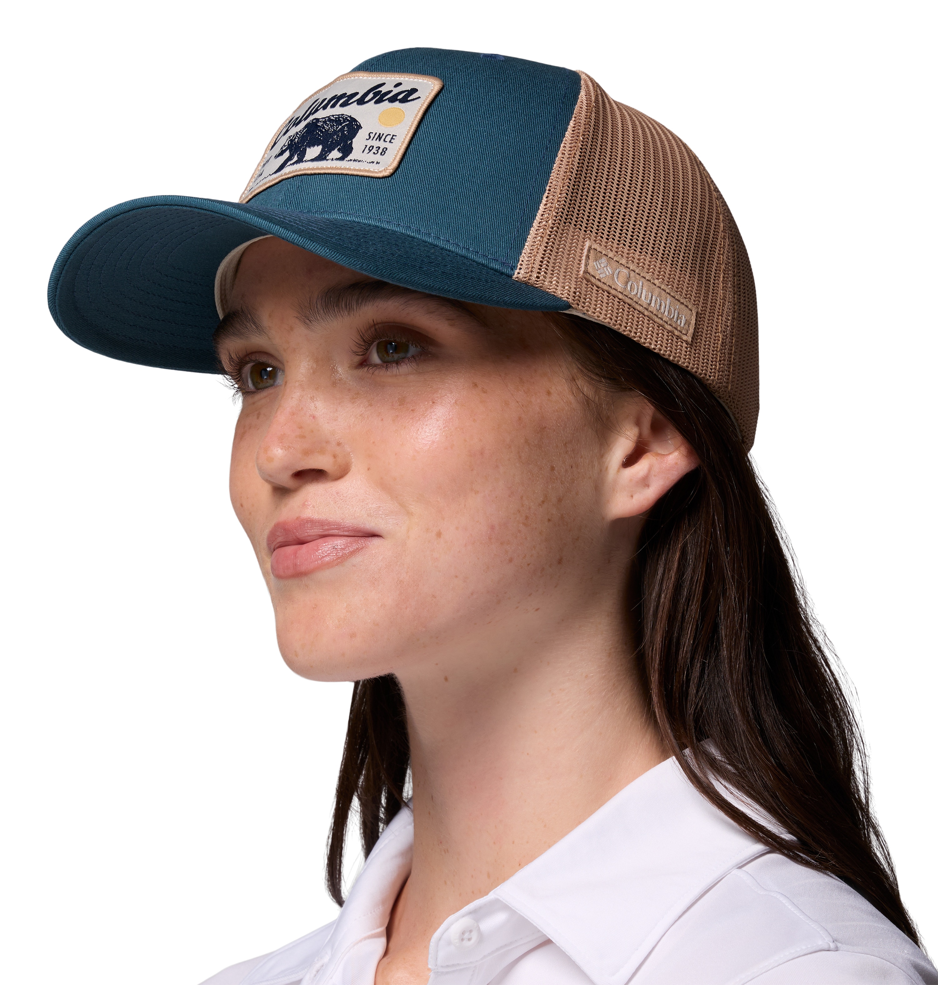 Gorra unisex Columbia™ Mesh Columbia - Azul Azul-3