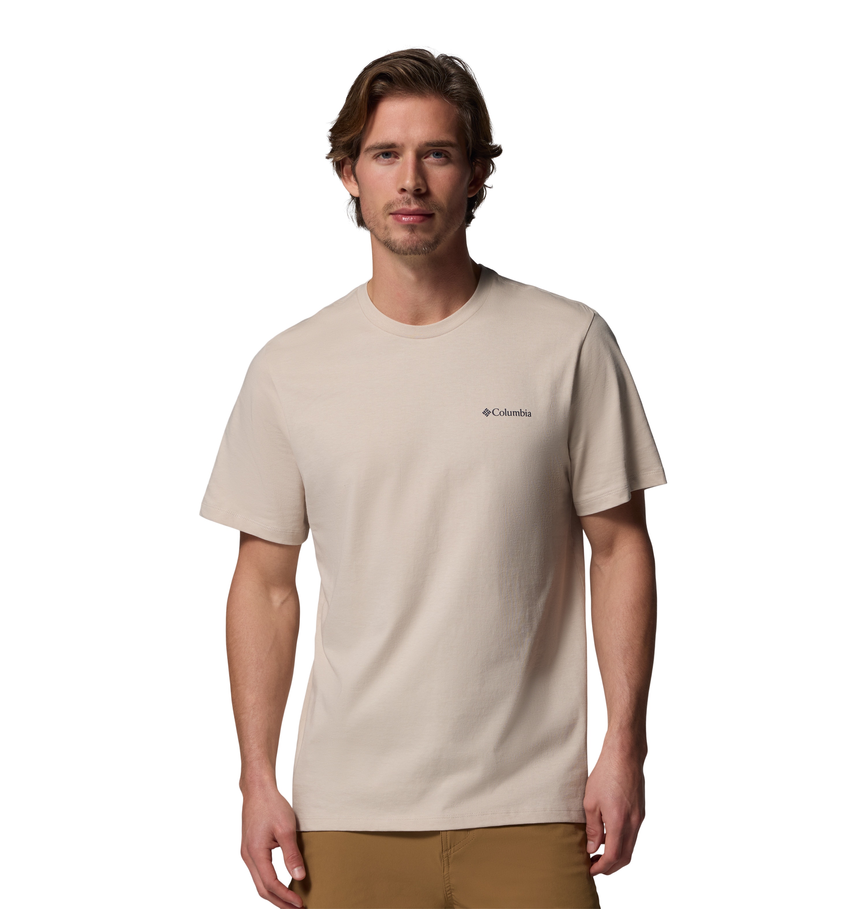 Imagen 0 de Camiseta manga corta de hombre CSC™ Logo Back Columbia Blanco