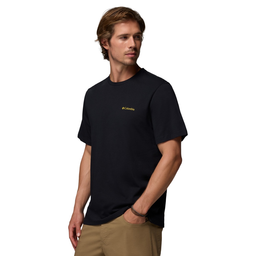 Camiseta manga corta de hombre CSC™ Logo Back Columbia - Negro Negro-3