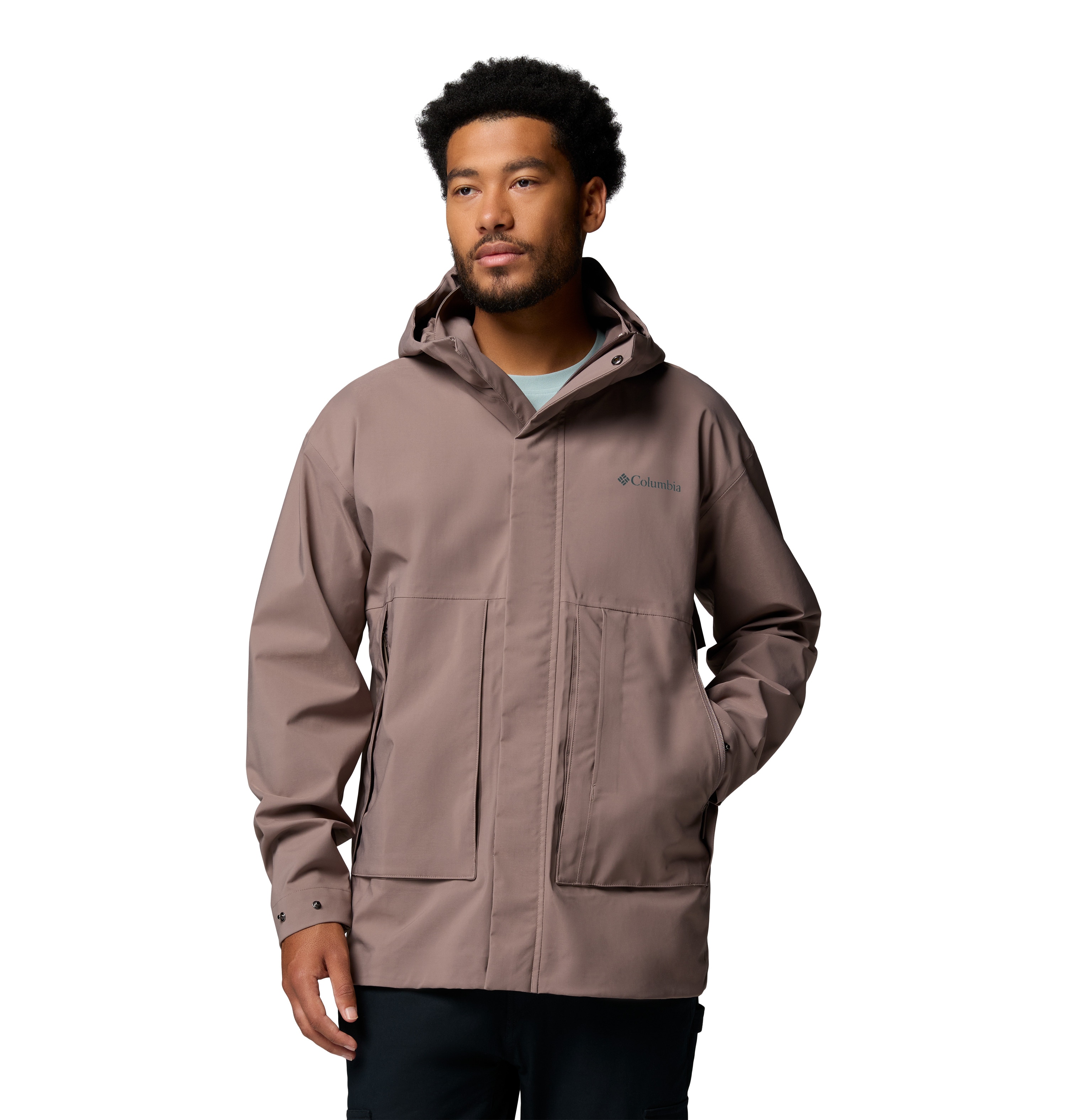 Imagen 0 de Chaqueta impermeable de hombre Street Heights™ Shell Columbia Topo