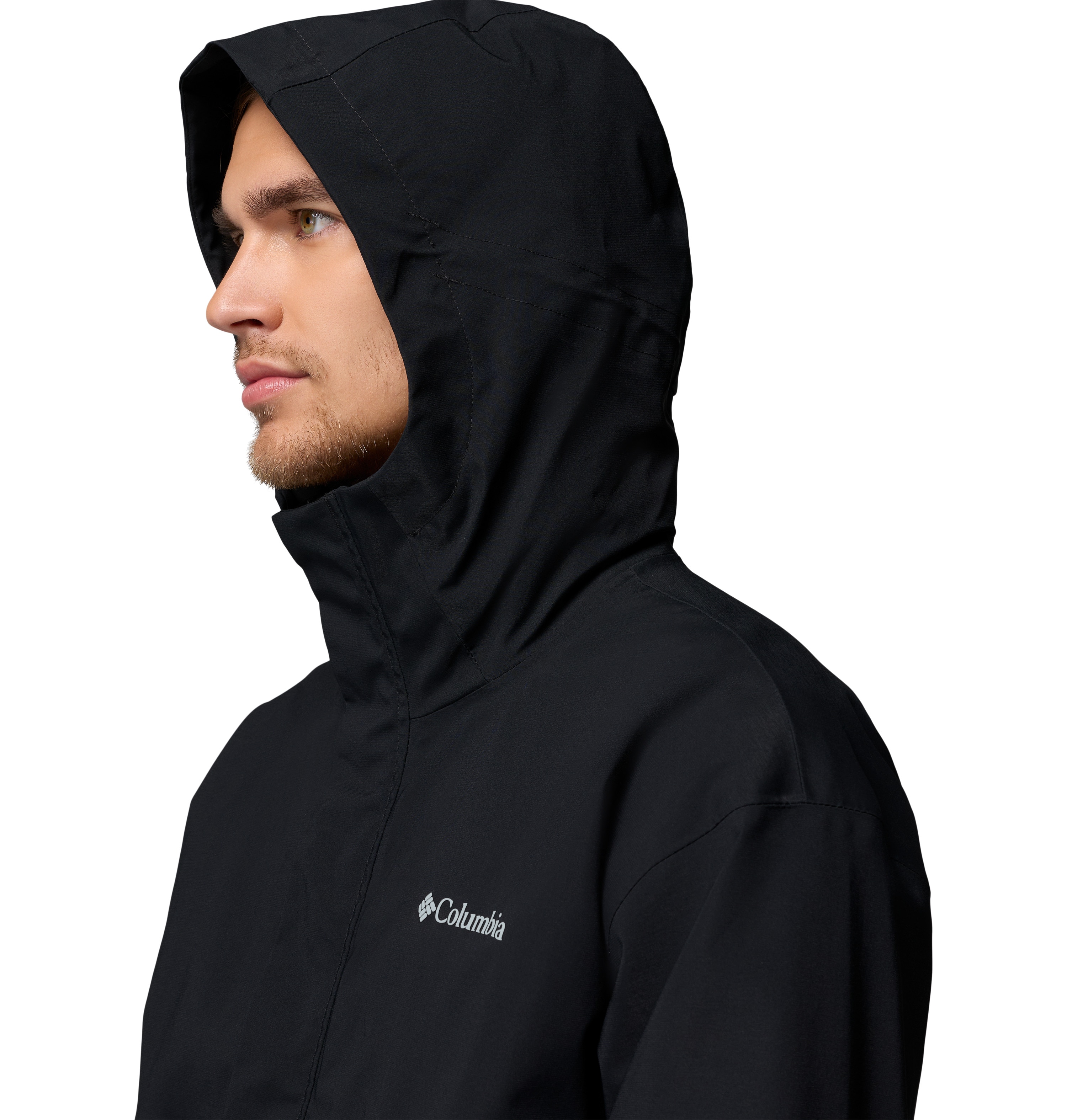 Chaqueta impermeable de hombre Street Heights™ Shell Columbia - Negro Negro-4
