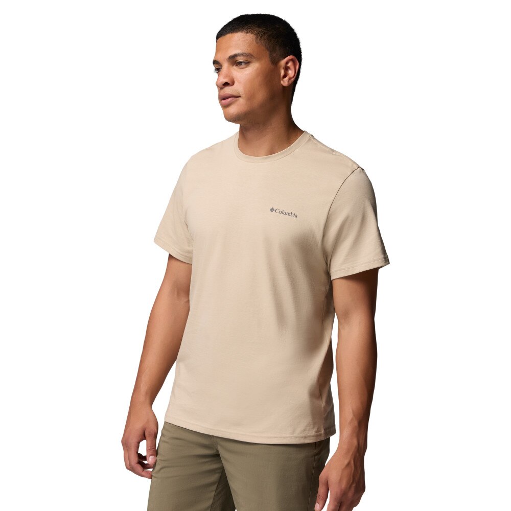 Camiseta manga corta de hombre CSC™ Basic Columbia - Beige Beige-3