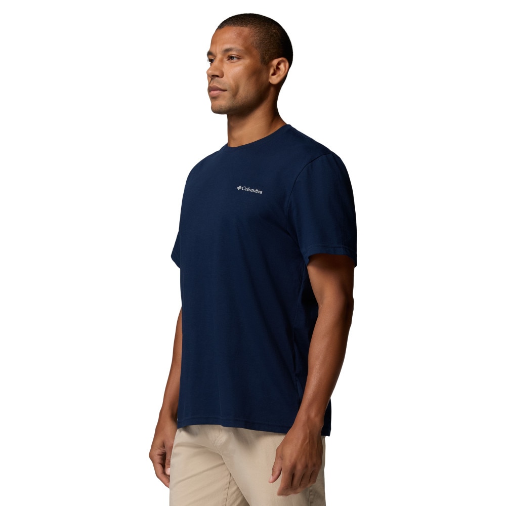 Camiseta de manga corta hombre CSC™ Basic Columbia - Azul Azul-3