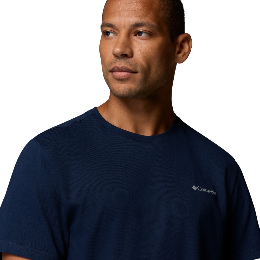 Camiseta manga corta de hombre CSC™ Basic Columbia - Azul Azul-4