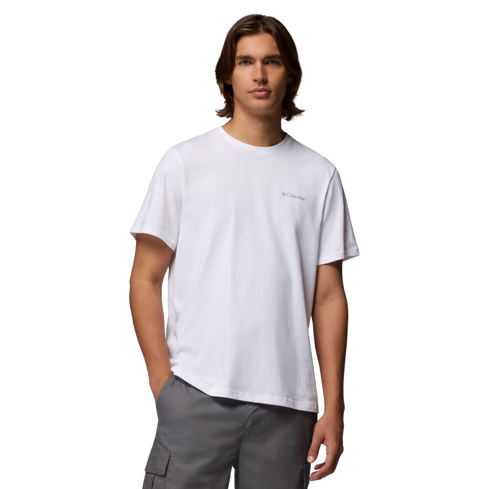 Camiseta de manga corta hombre CSC™ Basic Columbia - Blanco Blanco-1
