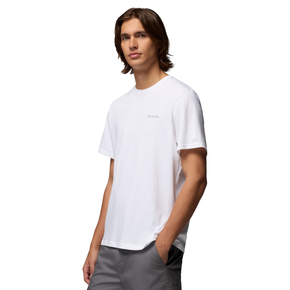 Camiseta de manga corta hombre CSC™ Basic Columbia - Blanco Blanco-3