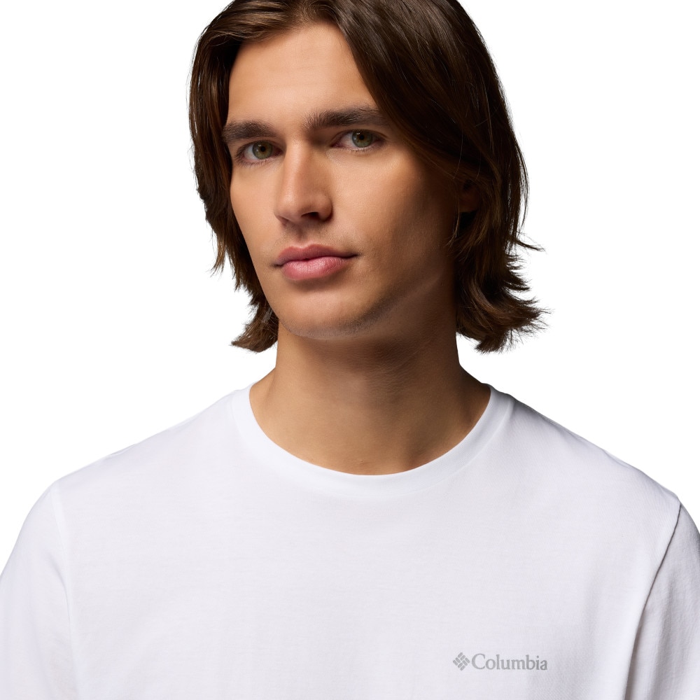Camiseta de manga corta hombre CSC™ Basic Columbia - Blanco Blanco-4